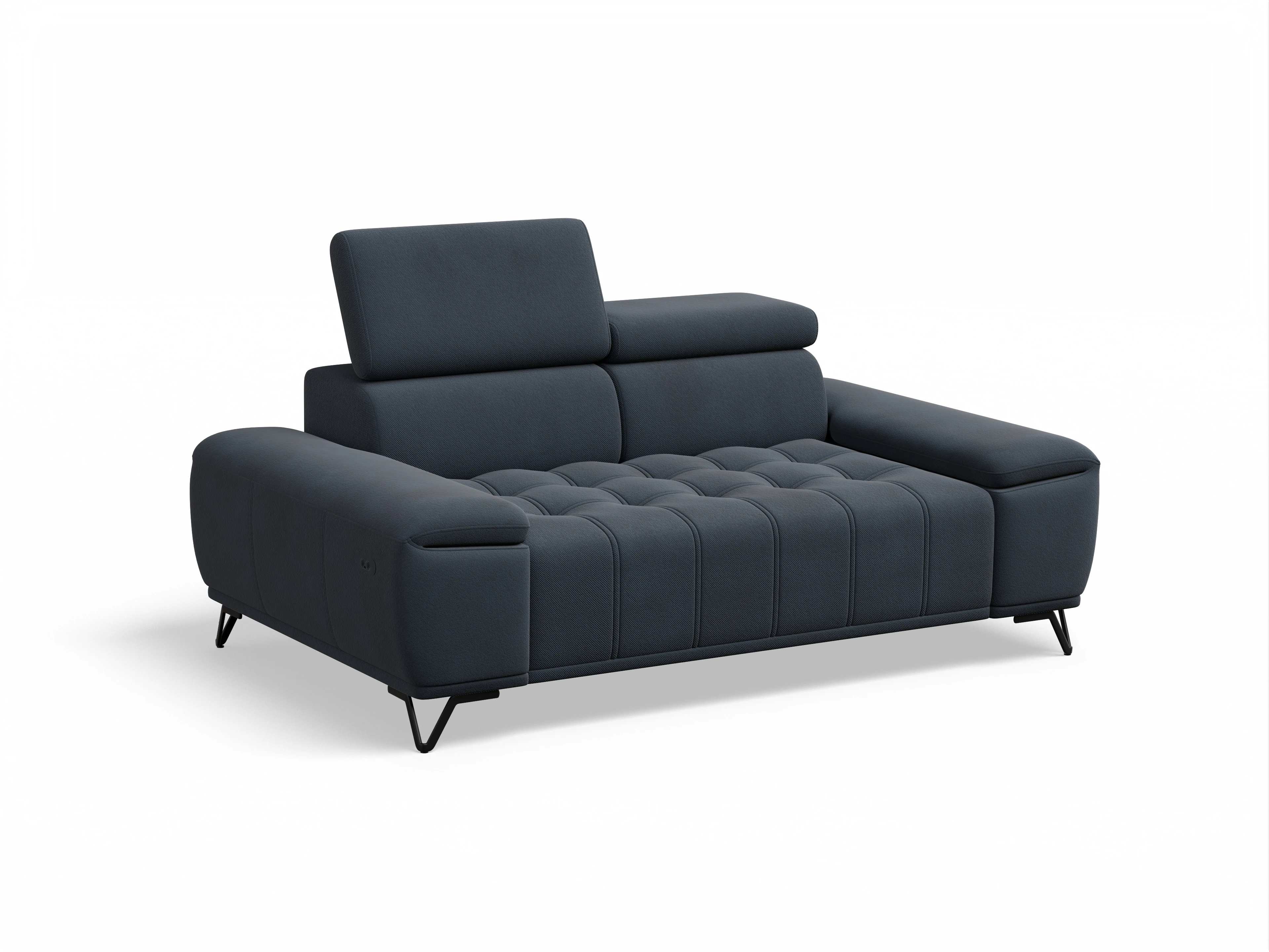 Ansicht des Produktes Sevilla 2-Sitzer Sofa in Stoff Blau