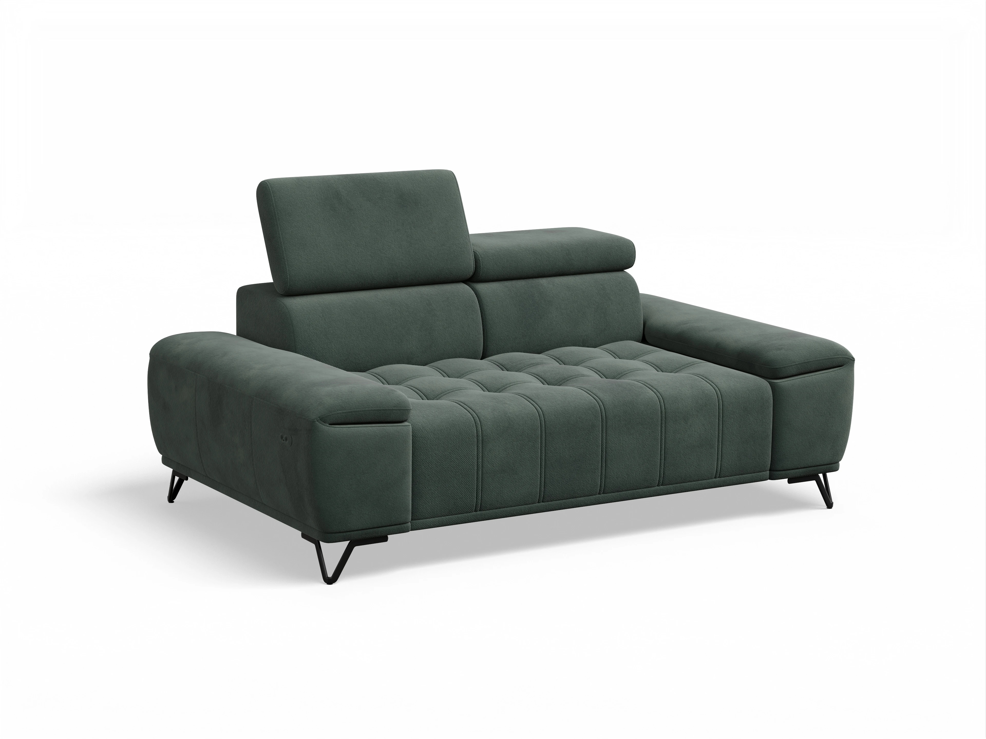 Ansicht des Produktes Sevilla 2-Sitzer Sofa in Stoff Grün