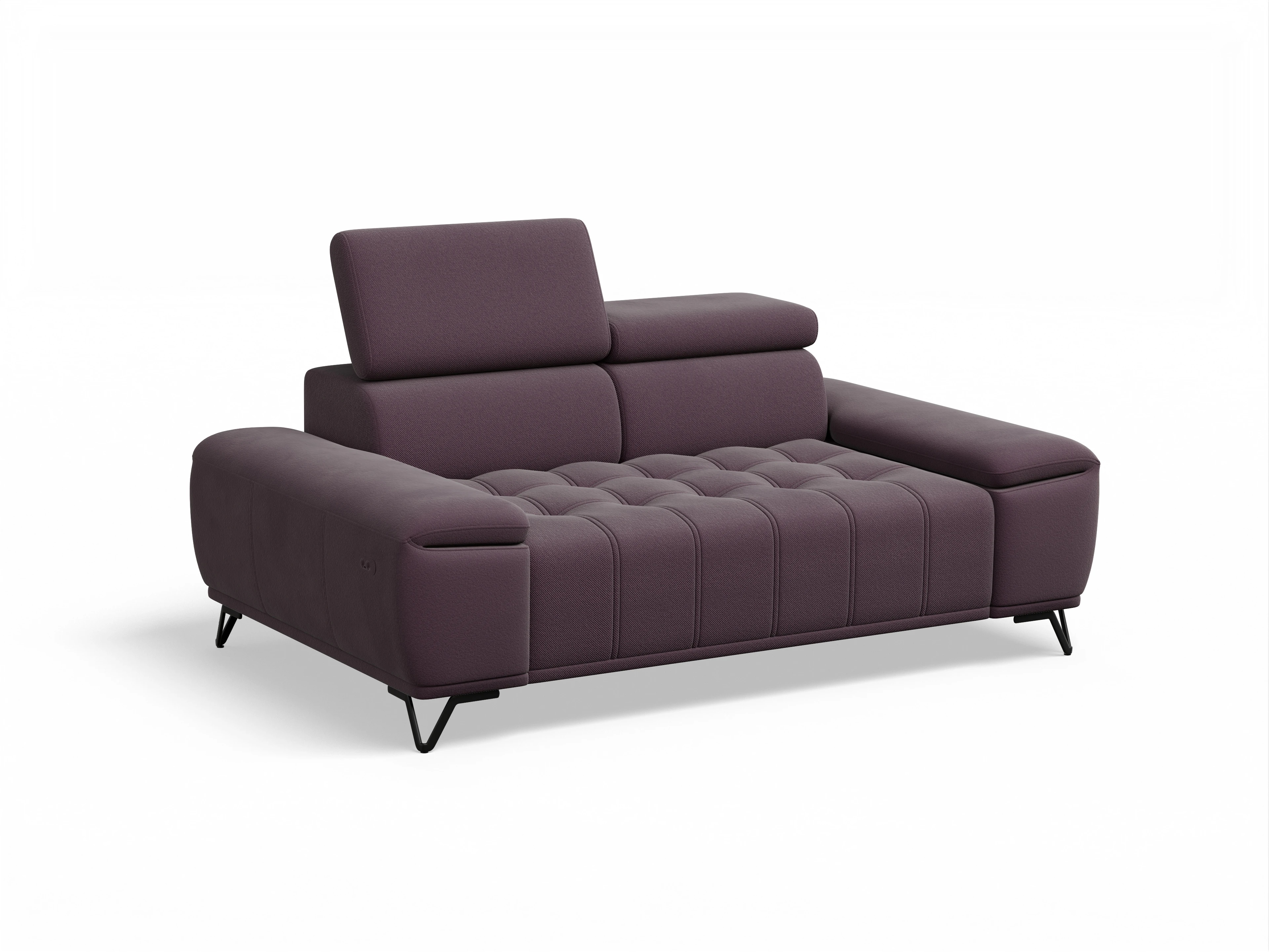 Ansicht des Produktes Sevilla 2-Sitzer Sofa in Stoff Rot