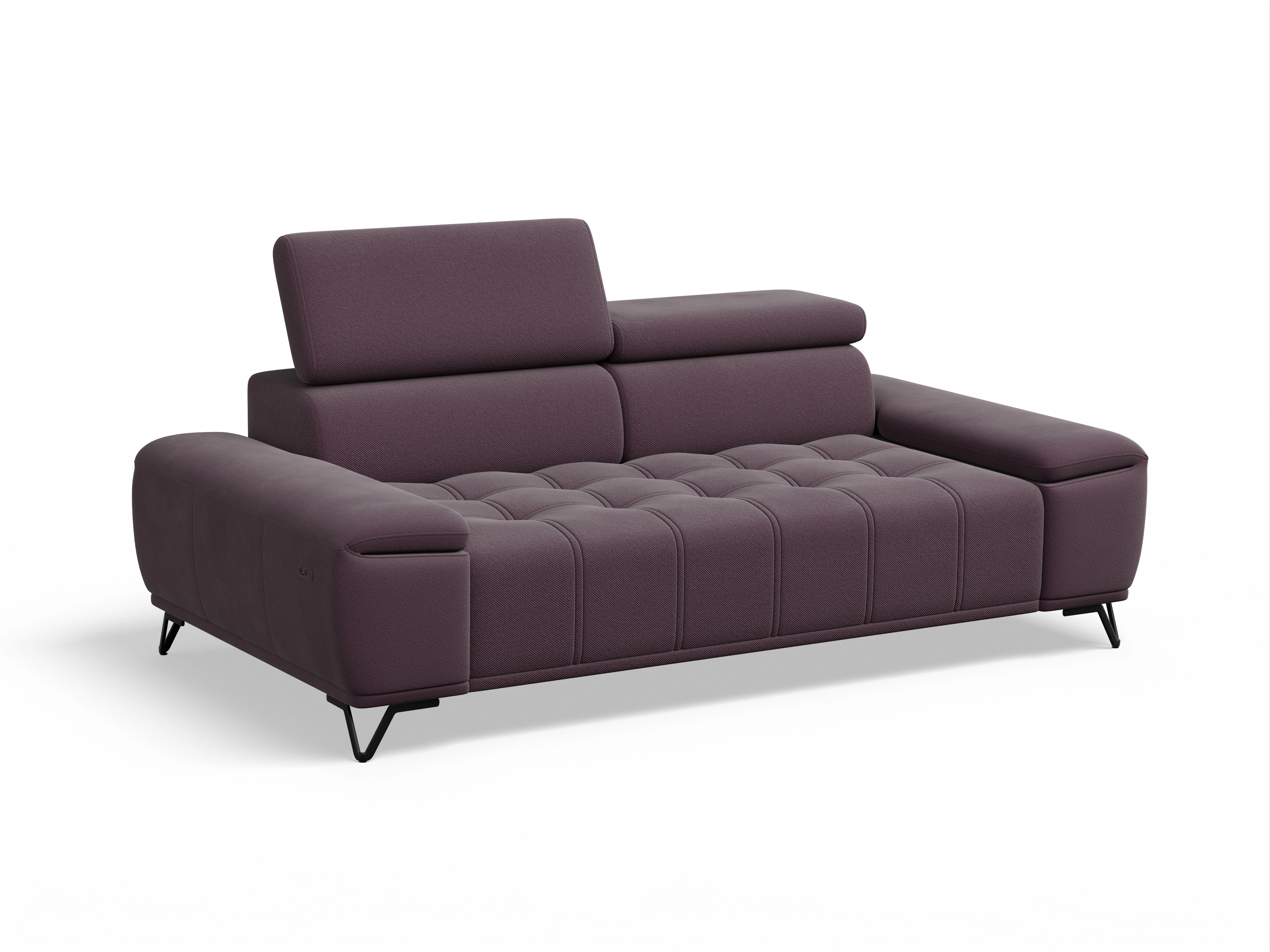 Ansicht des Produktes Sevilla 3-Sitzer Sofa in Stoff Rot
