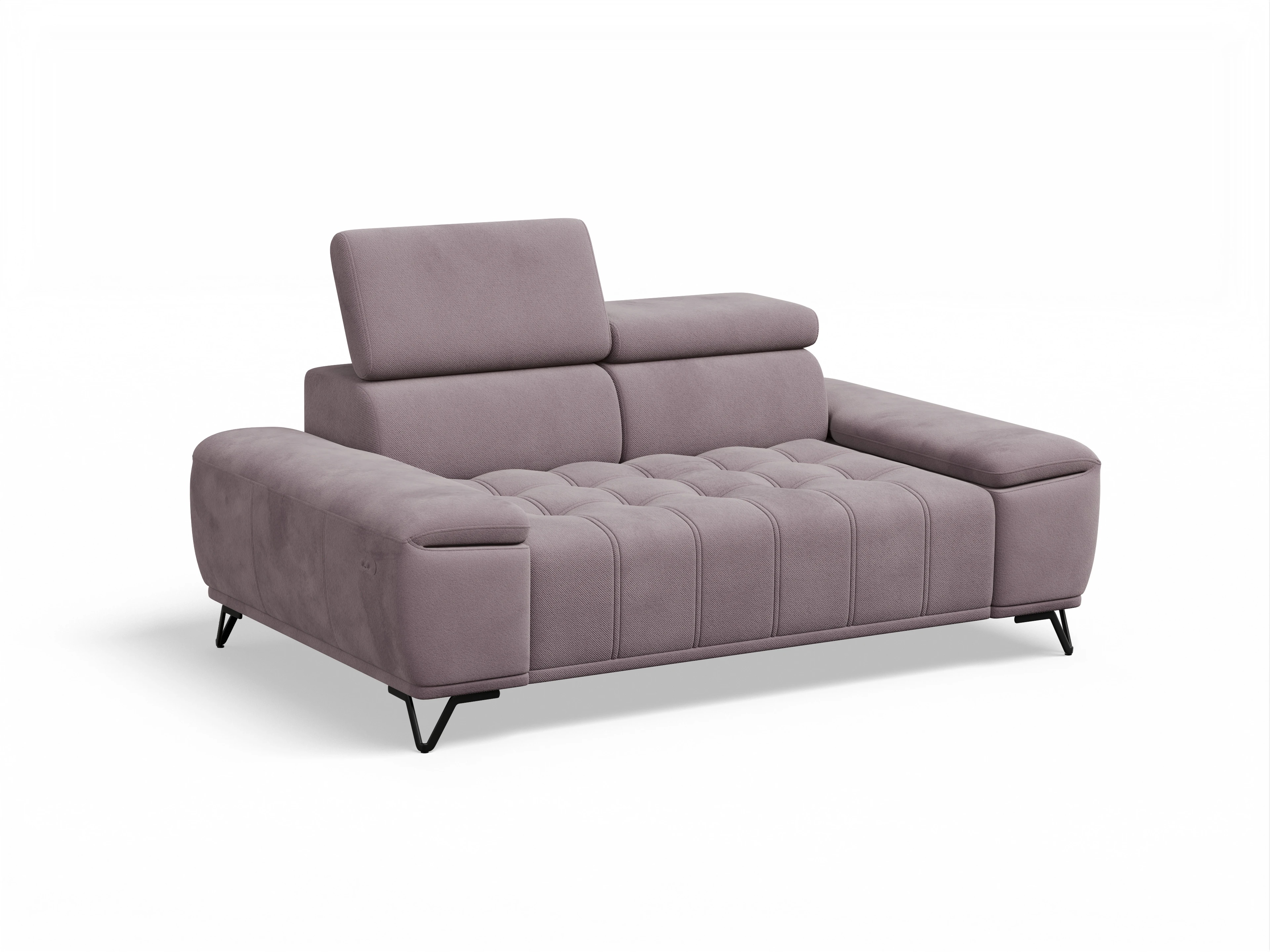 Ansicht des Produktes Sevilla 2-Sitzer Sofa in Stoff Rosa