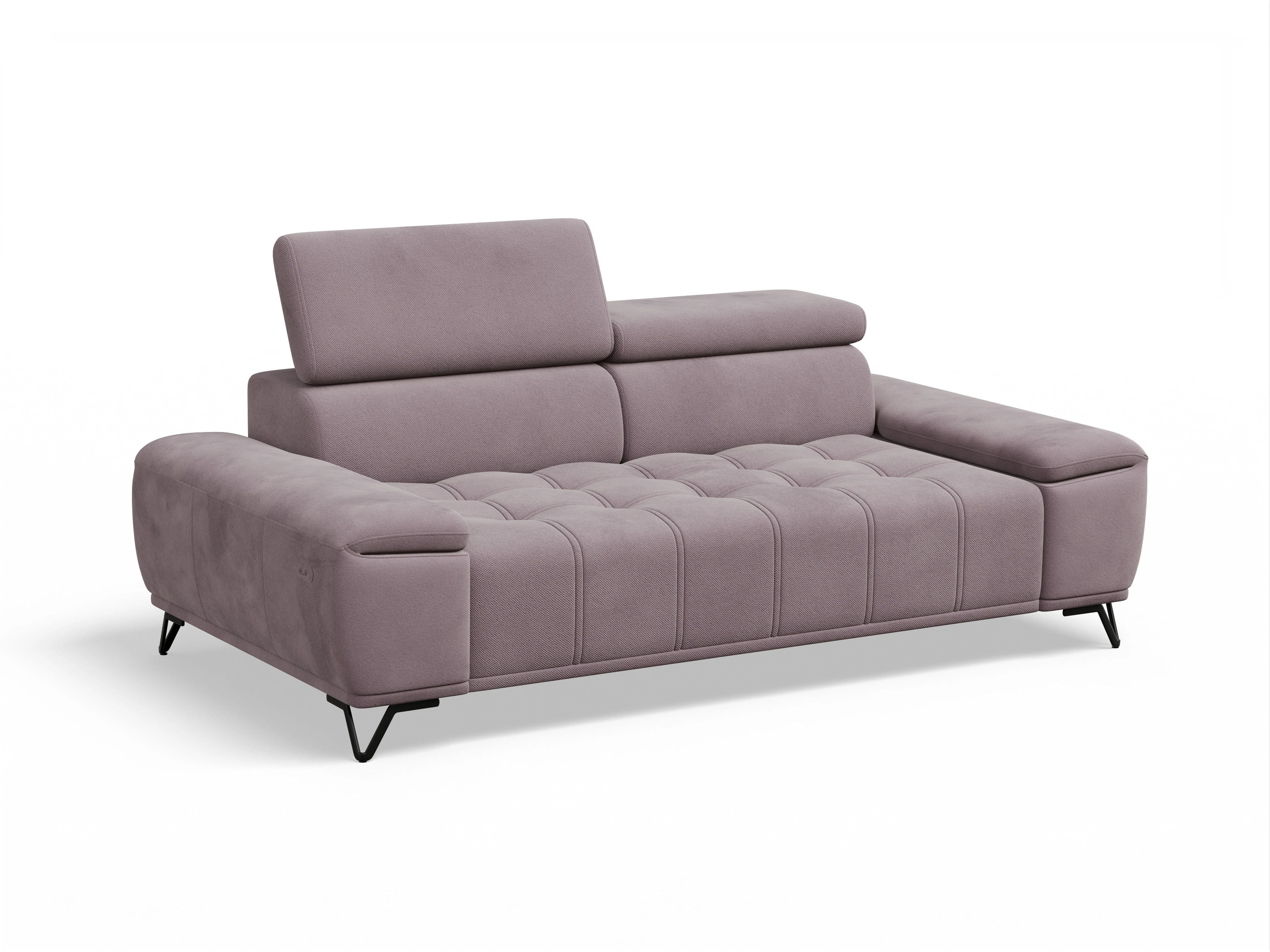 Ansicht des Produktes Sevilla 3-Sitzer Sofa in Stoff Rosa