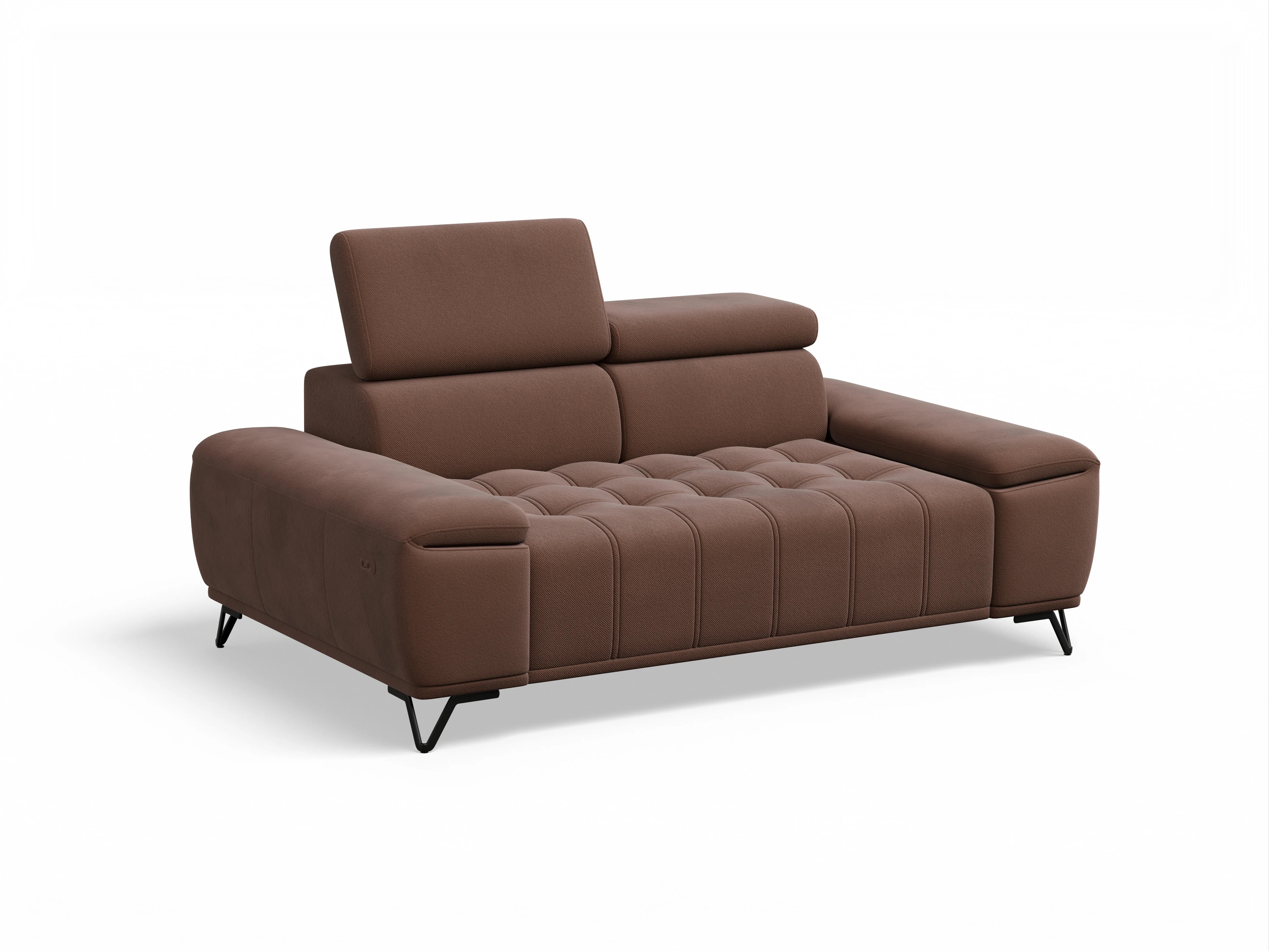 Ansicht des Produktes Sevilla 2-Sitzer Sofa in Stoff Orange