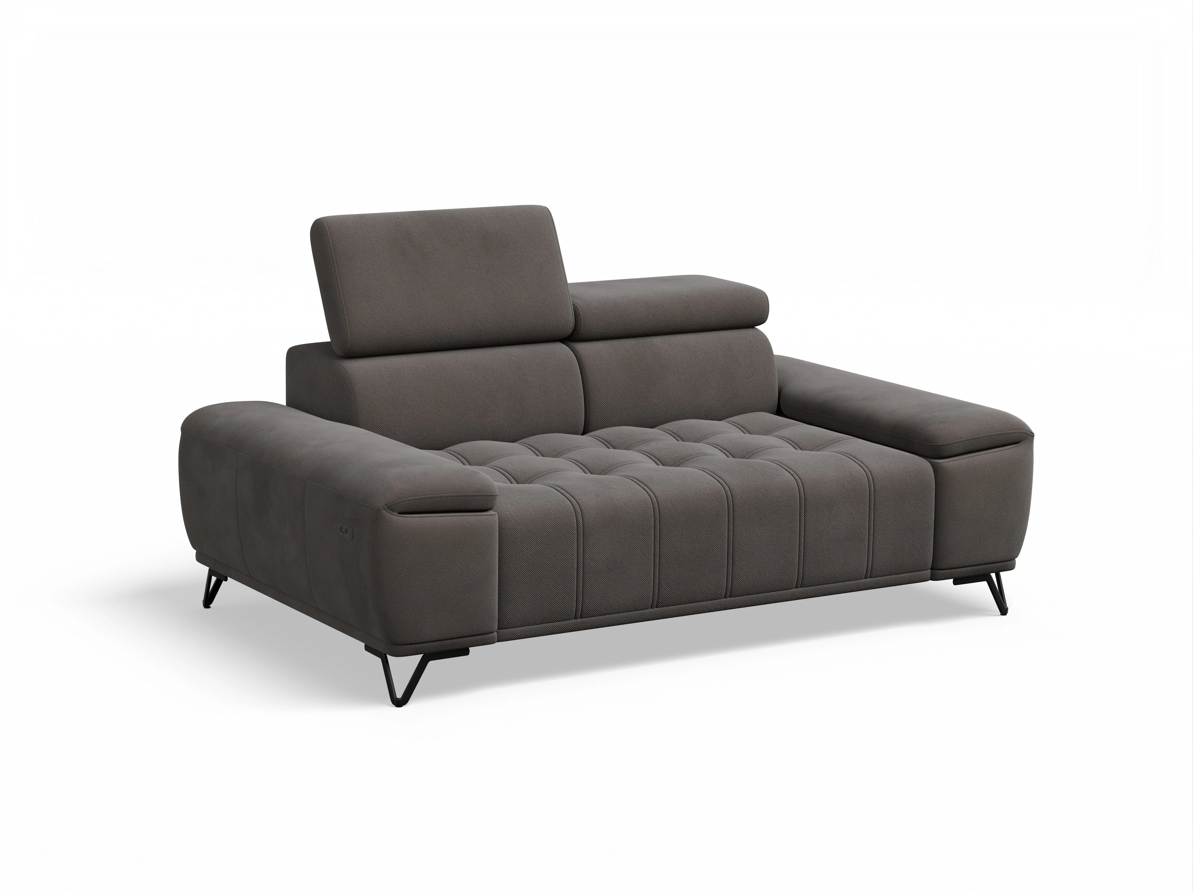 Ansicht des Produktes Sevilla 2-Sitzer Sofa in Stoff Braun