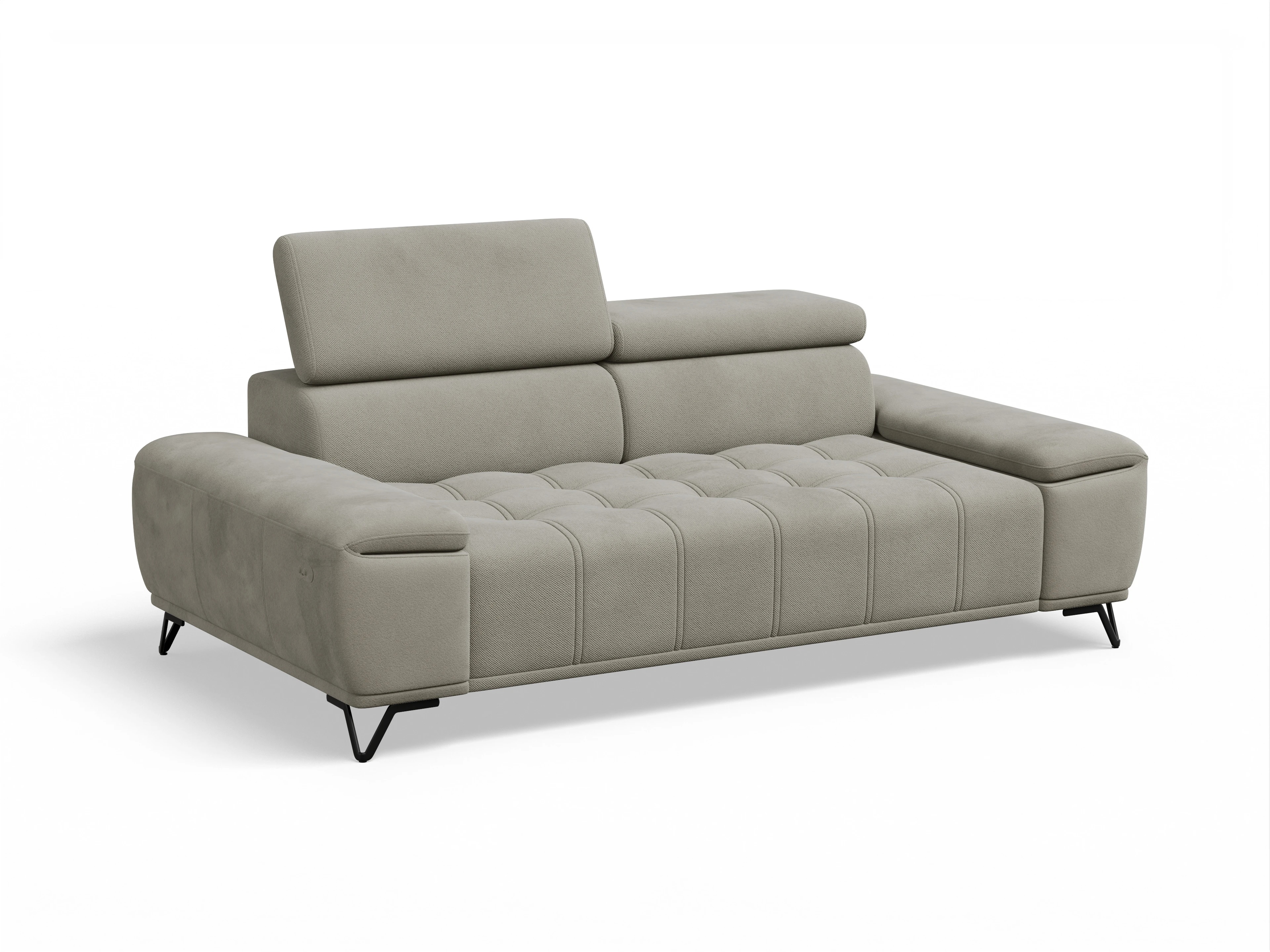 Ansicht des Produktes Sevilla 3-Sitzer Sofa in Stoff Braun