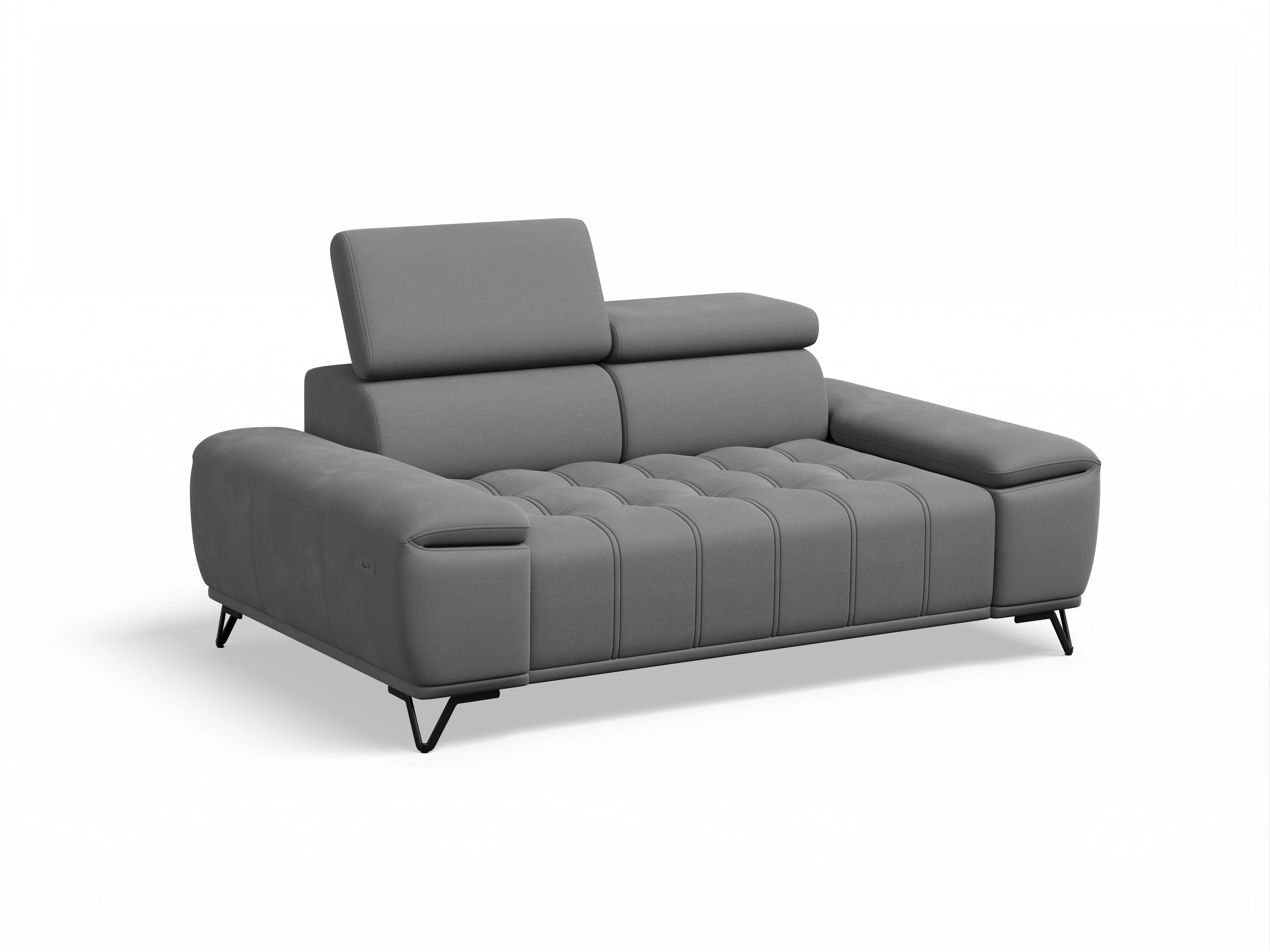 Ansicht des Produktes Sevilla 2-Sitzer Sofa in Stoff Grau