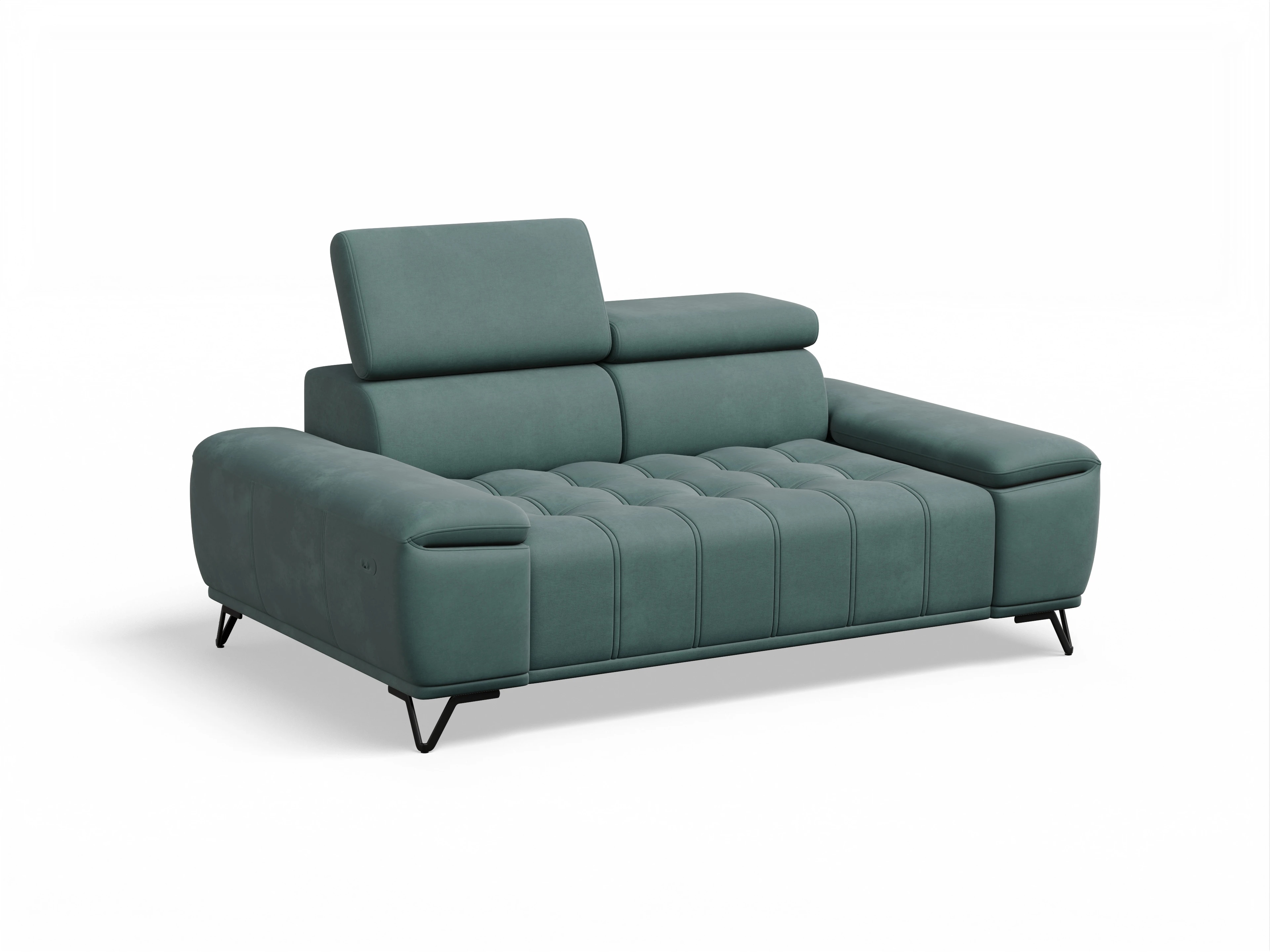 Ansicht des Produktes Sevilla 2-Sitzer Sofa in Stoff Blau