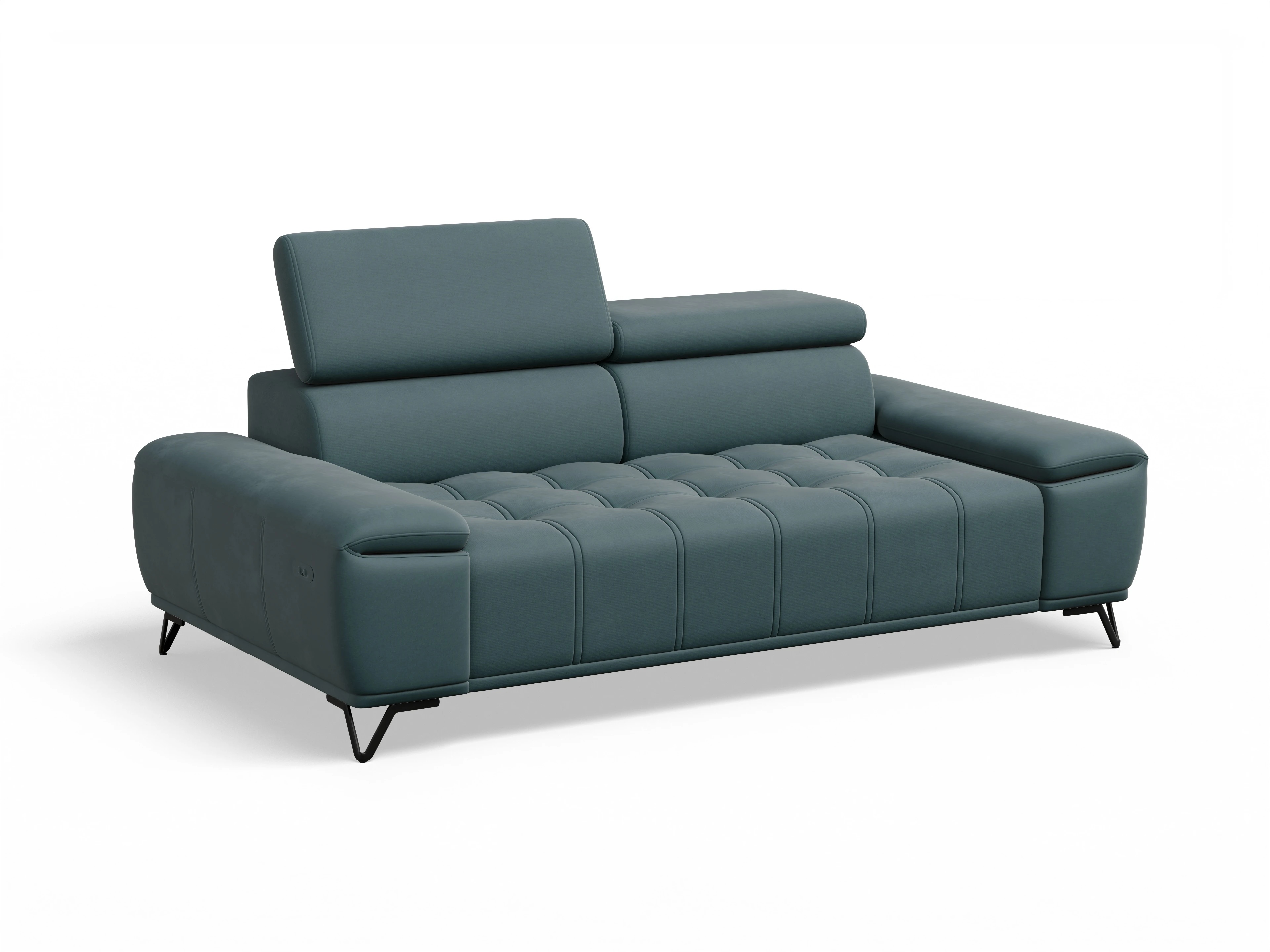 Ansicht des Produktes Sevilla 3-Sitzer Sofa in Stoff Blau