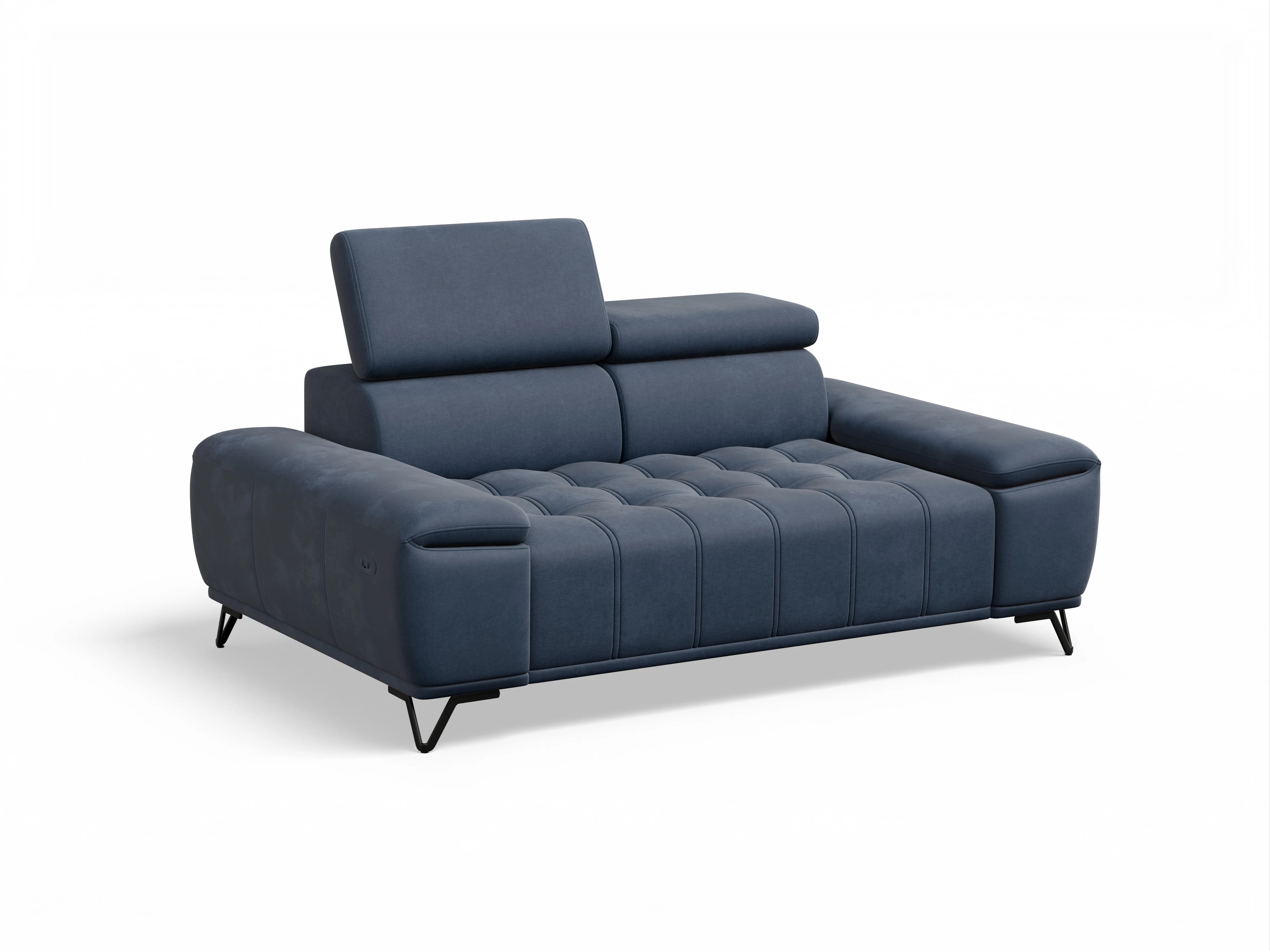 Ansicht des Produktes Sevilla 2-Sitzer Sofa in Stoff Blau