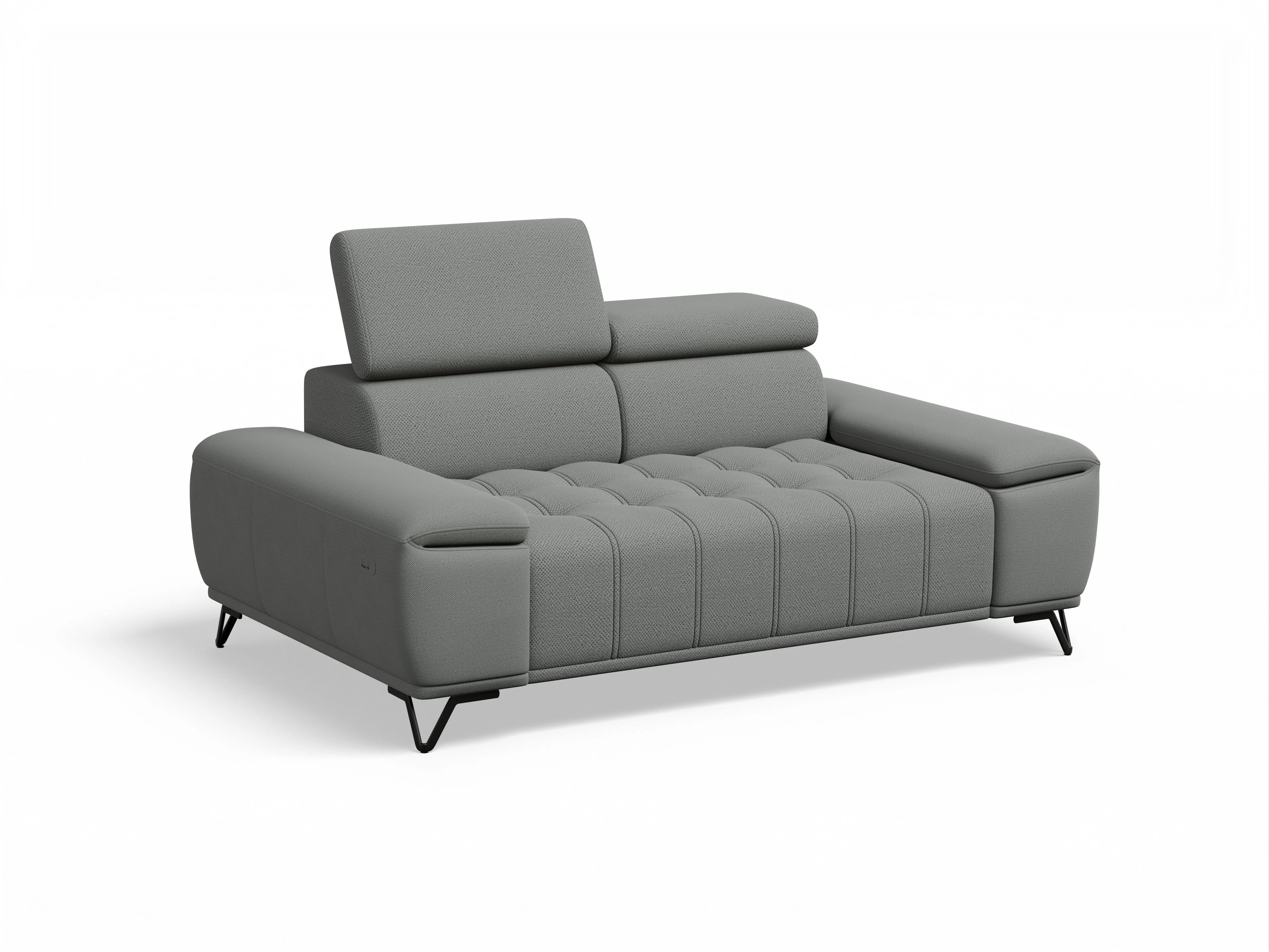 Ansicht des Produktes Sevilla 2-Sitzer Sofa in Stoff Grau