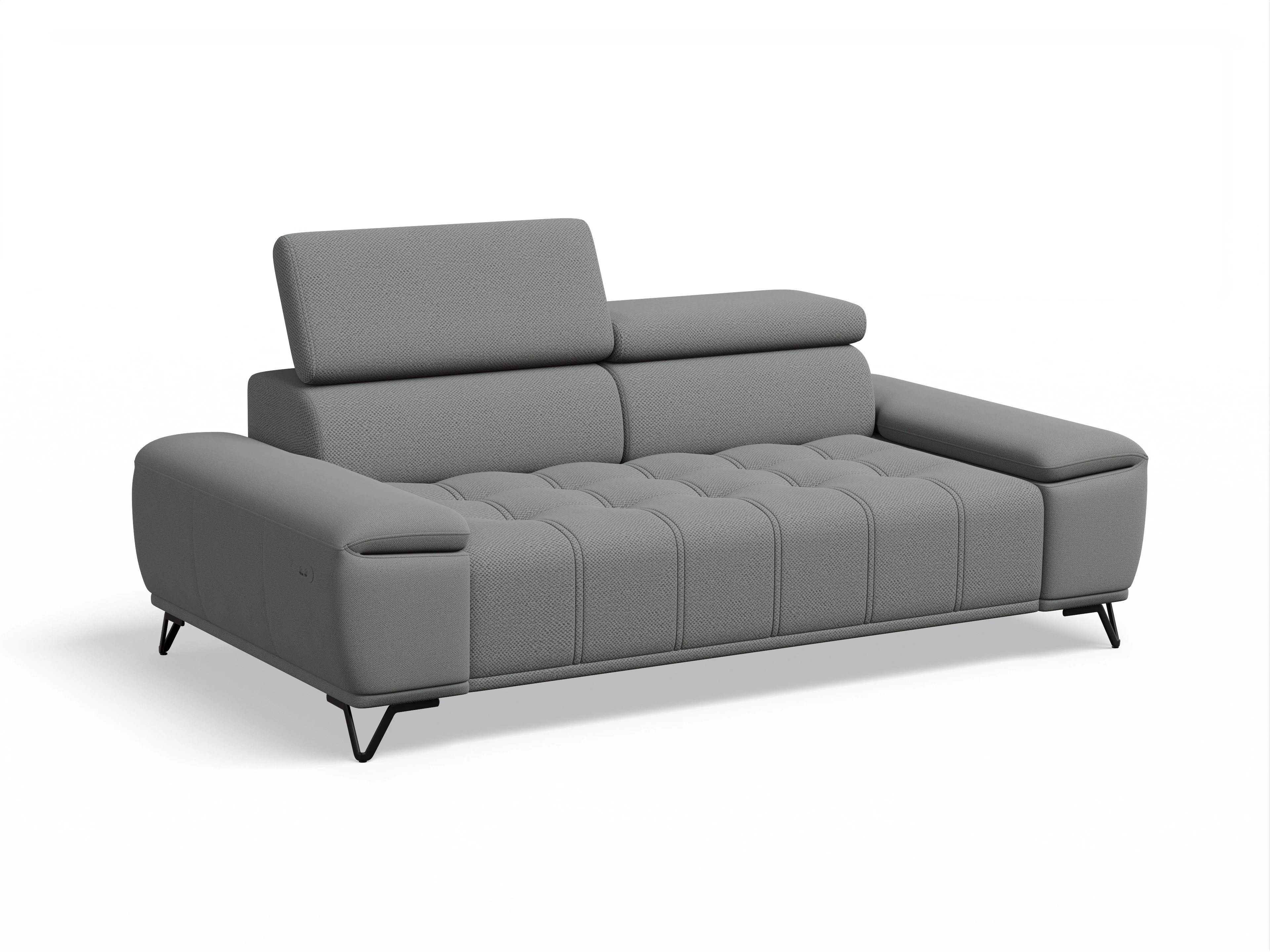 Ansicht des Produktes Sevilla 3-Sitzer Sofa in Stoff Grau