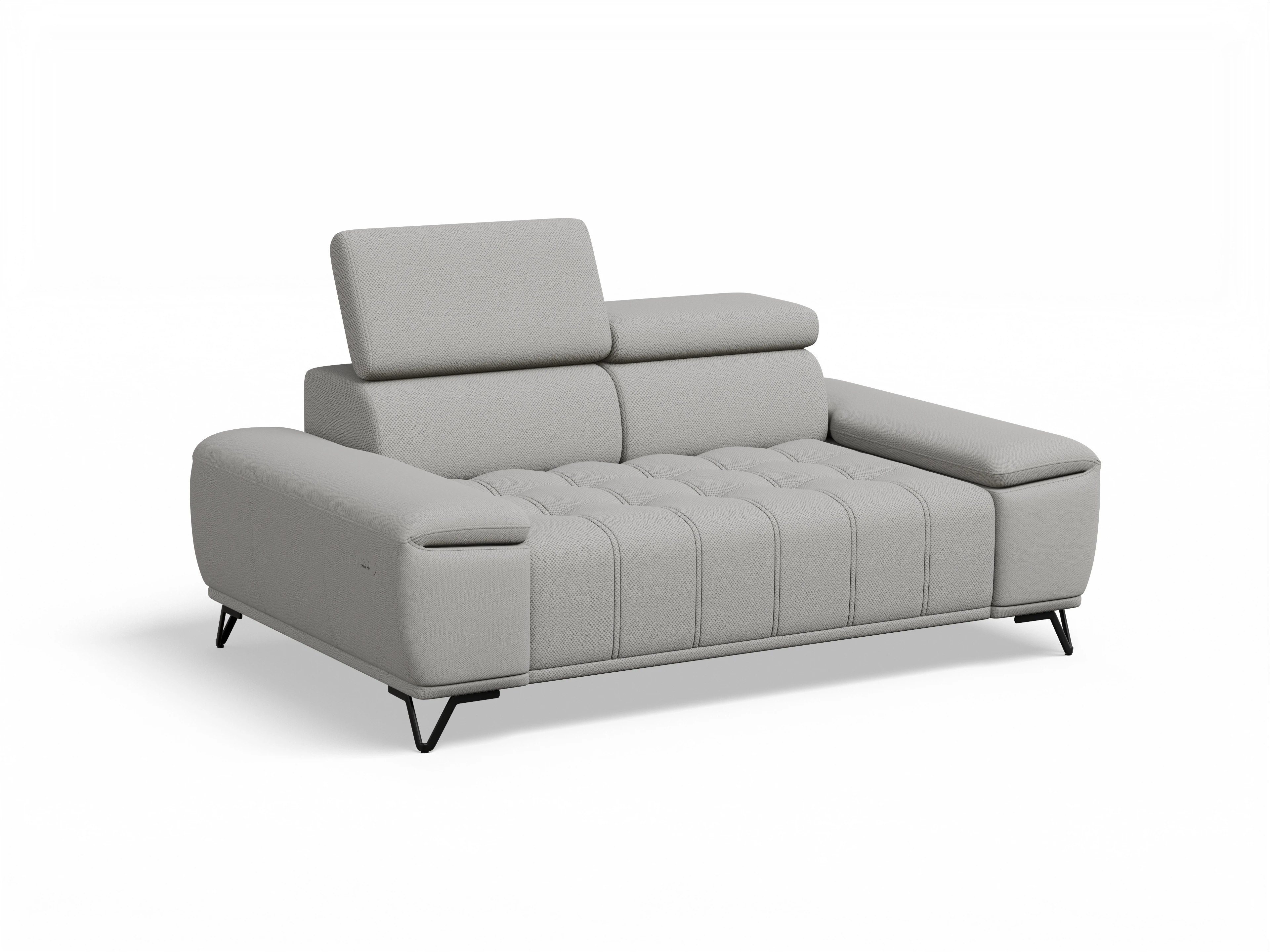 Ansicht des Produktes Sevilla 2-Sitzer Sofa in Stoff Grau