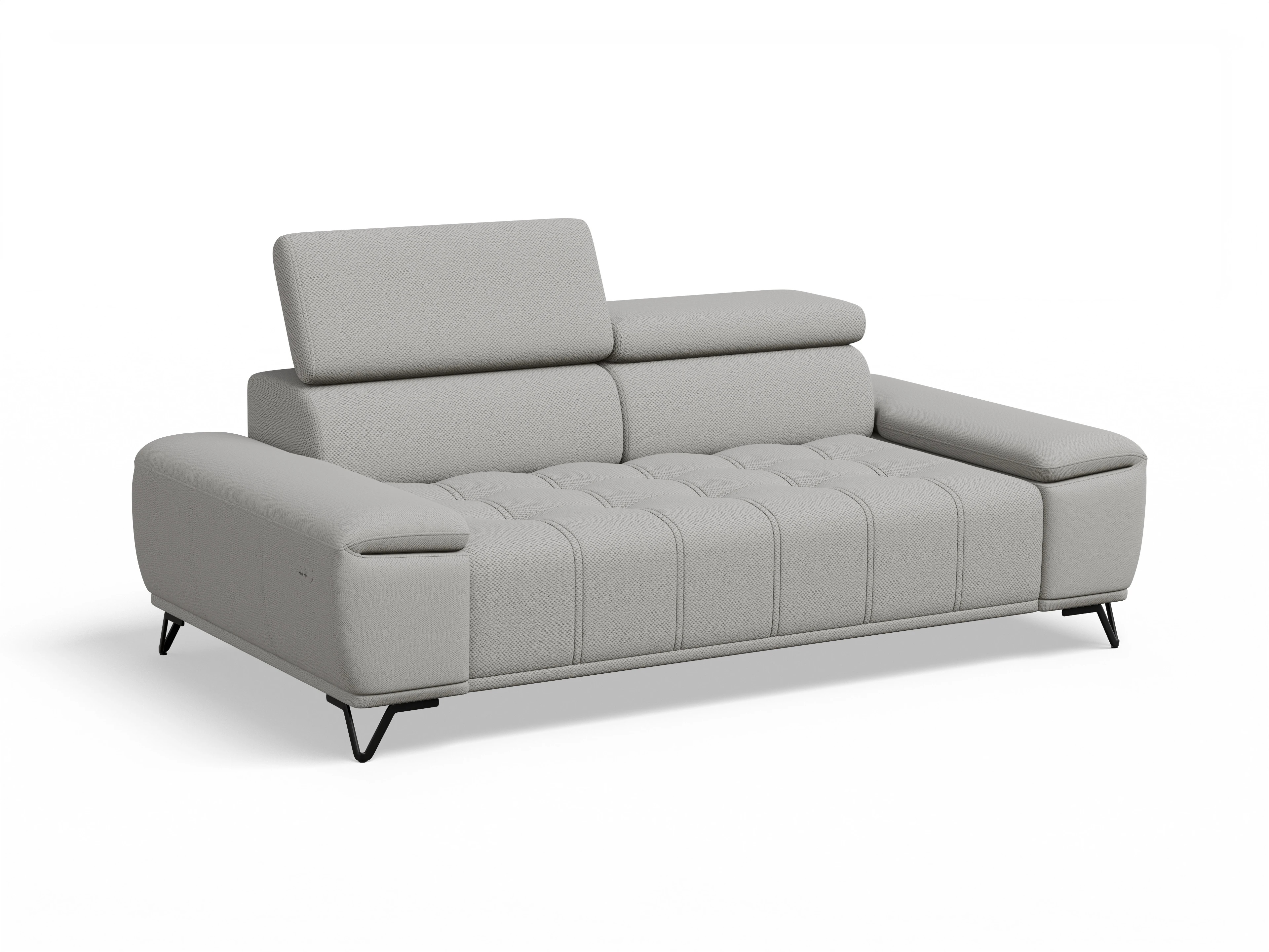 Ansicht des Produktes Sevilla 3-Sitzer Sofa in Stoff Grau