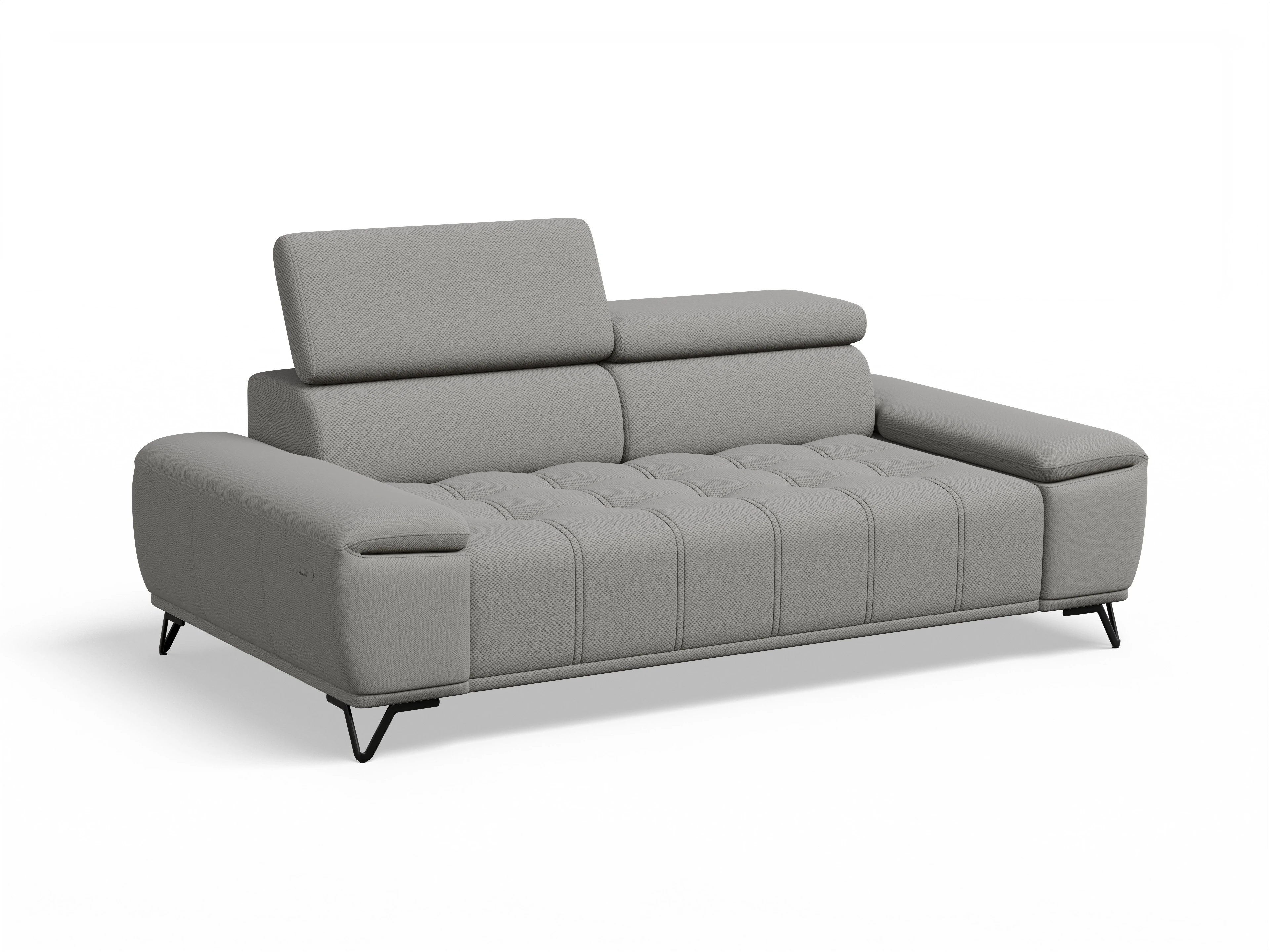 Ansicht des Produktes Sevilla 3-Sitzer Sofa in Stoff Grau
