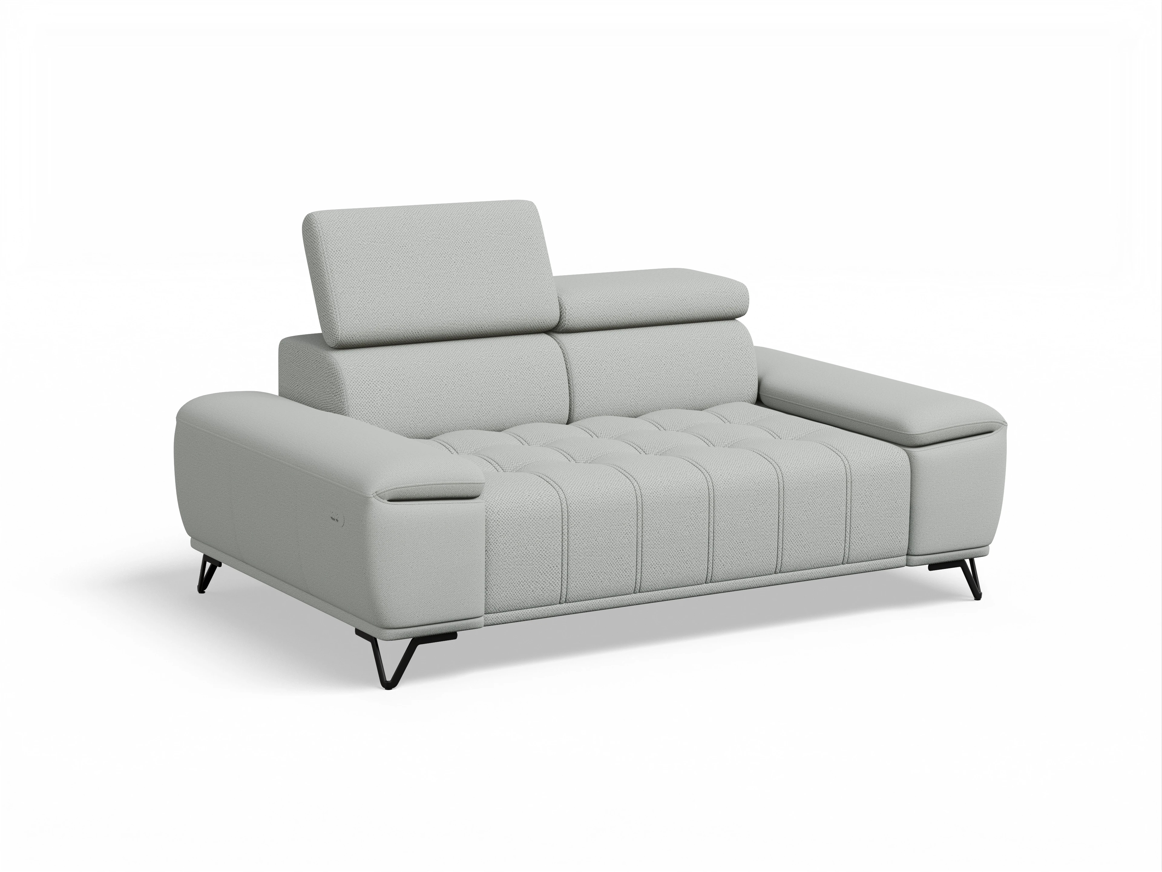 Ansicht des Produktes Sevilla 2-Sitzer Sofa in Stoff Grau