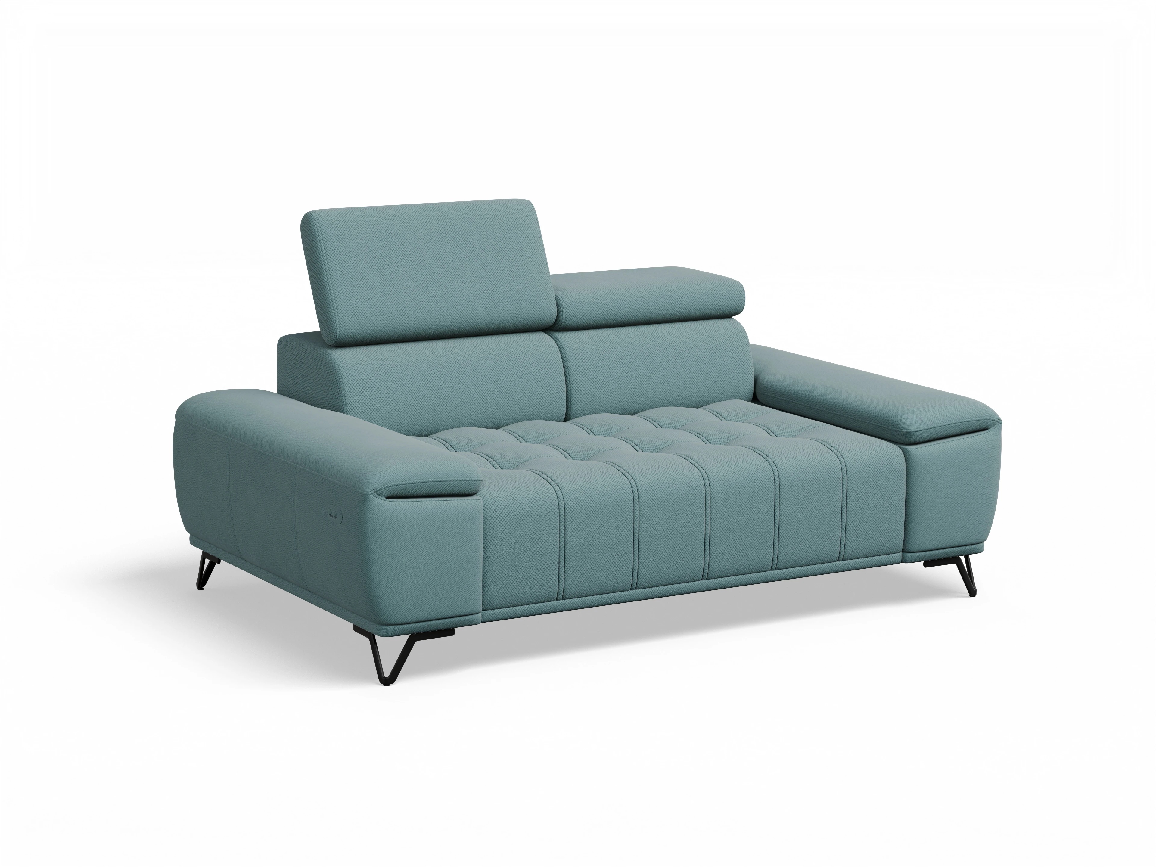 Ansicht des Produktes Sevilla 2-Sitzer Sofa in Stoff Blau