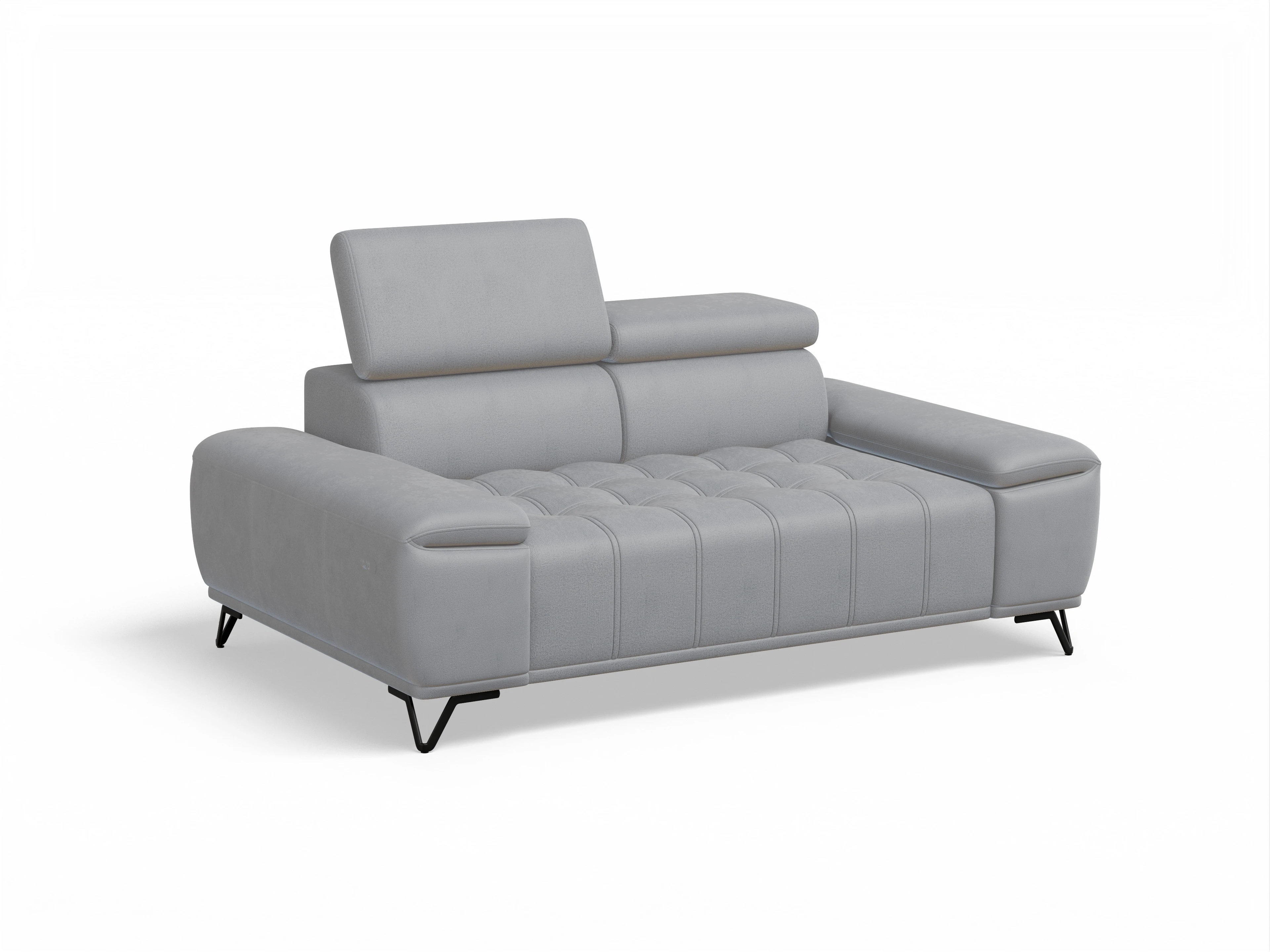 Ansicht des Produktes Sevilla 2-Sitzer Sofa in Stoff Grau