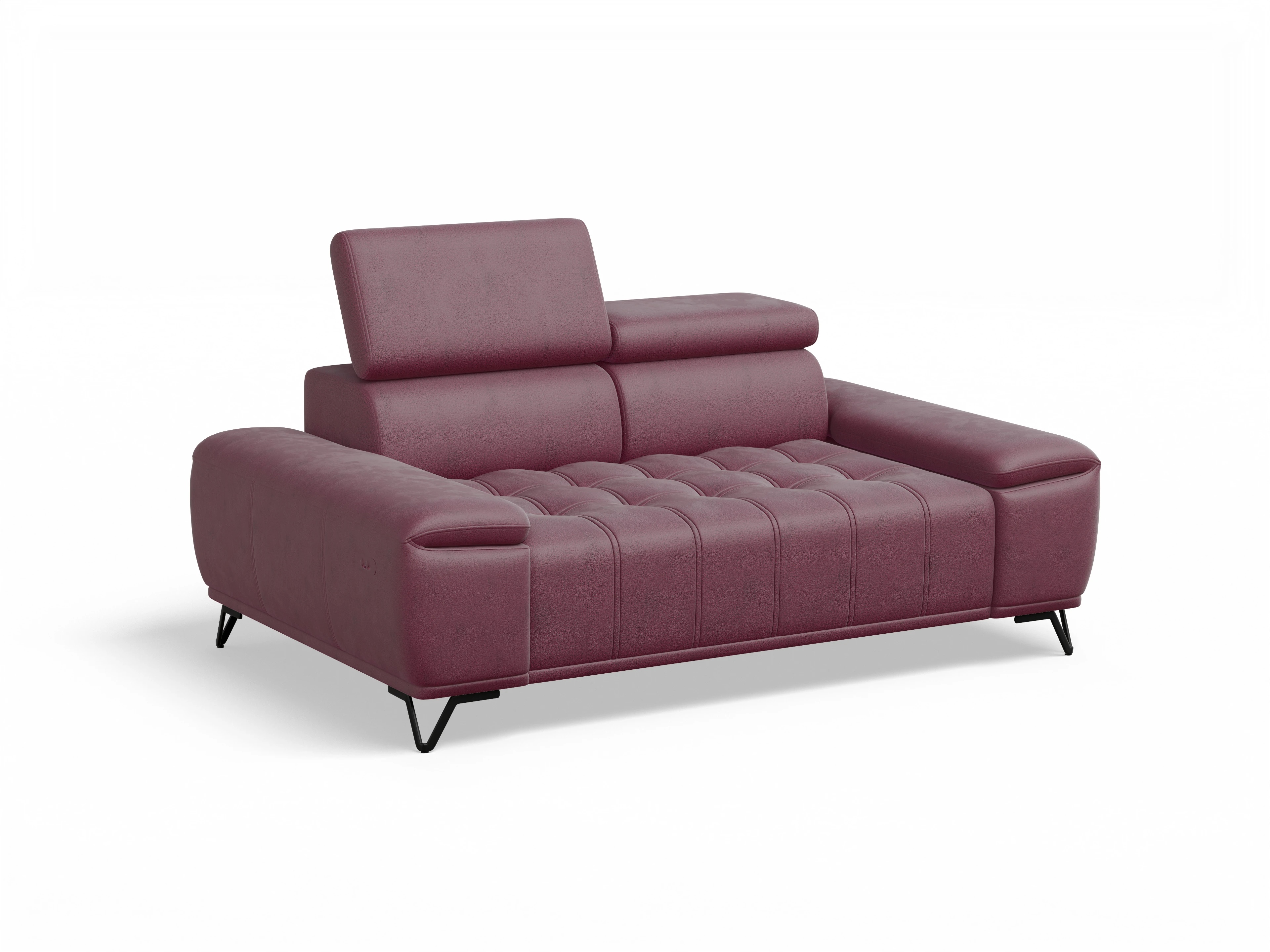 Ansicht des Produktes Sevilla 2-Sitzer Sofa in Stoff Rot