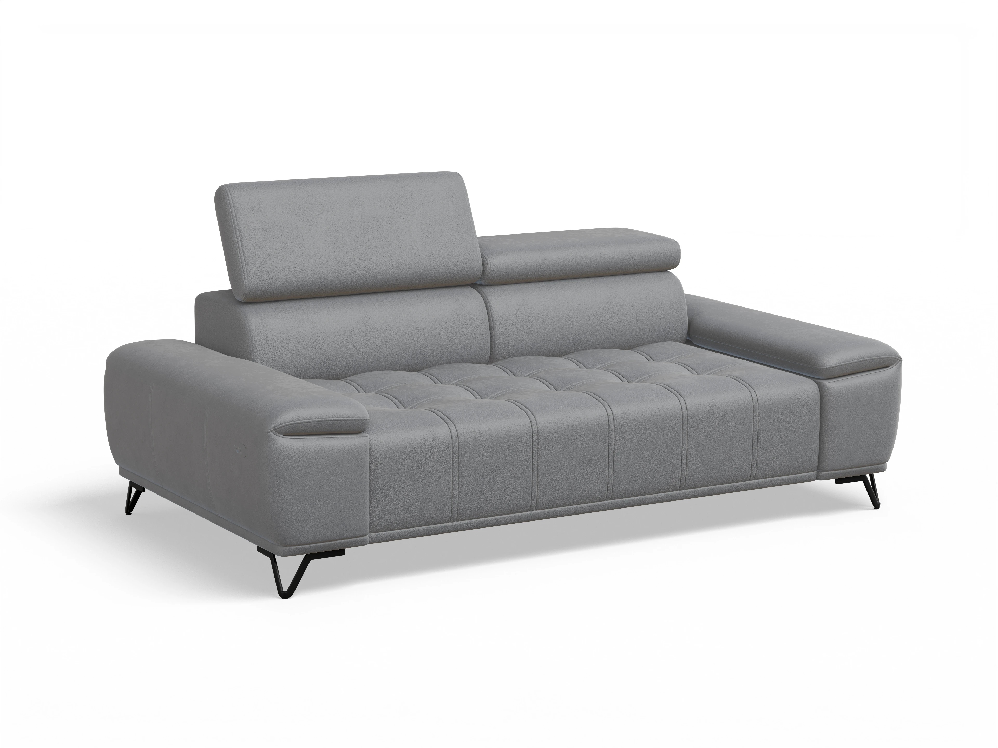 Ansicht des Produktes Sevilla 3-Sitzer Sofa in Stoff Grau