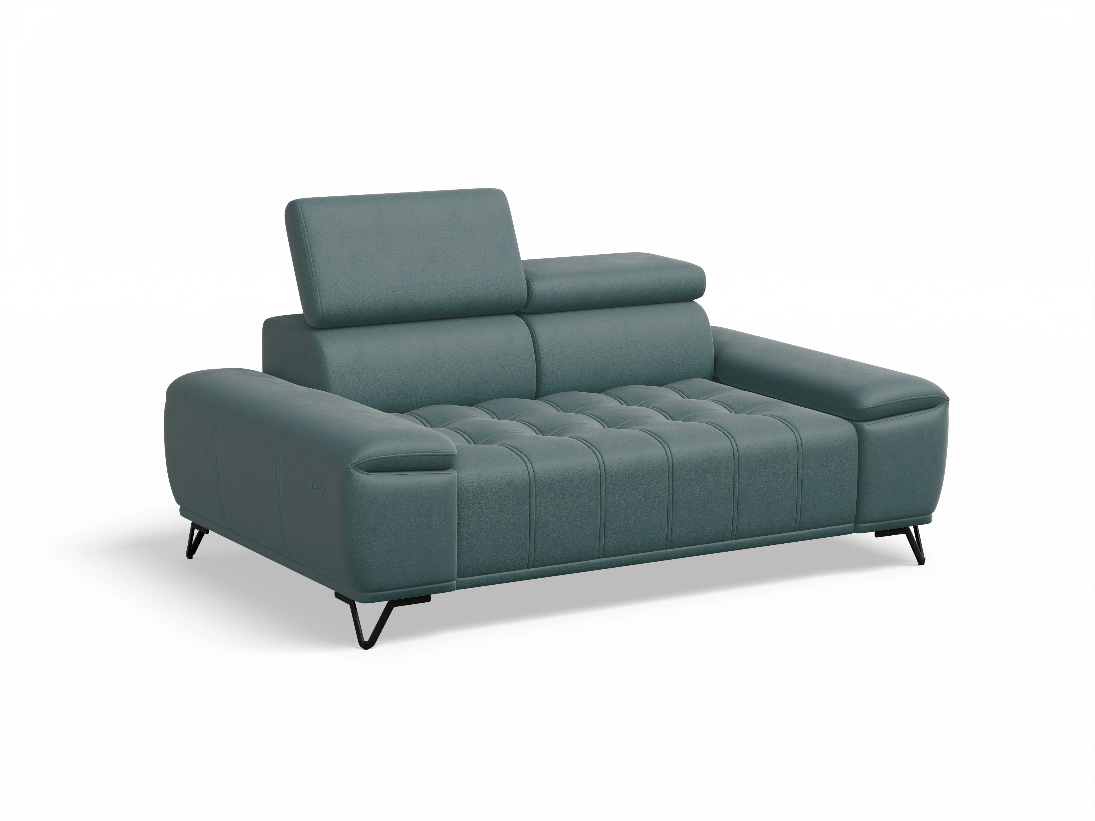 Ansicht des Produktes Sevilla 2-Sitzer Sofa in Stoff Blau