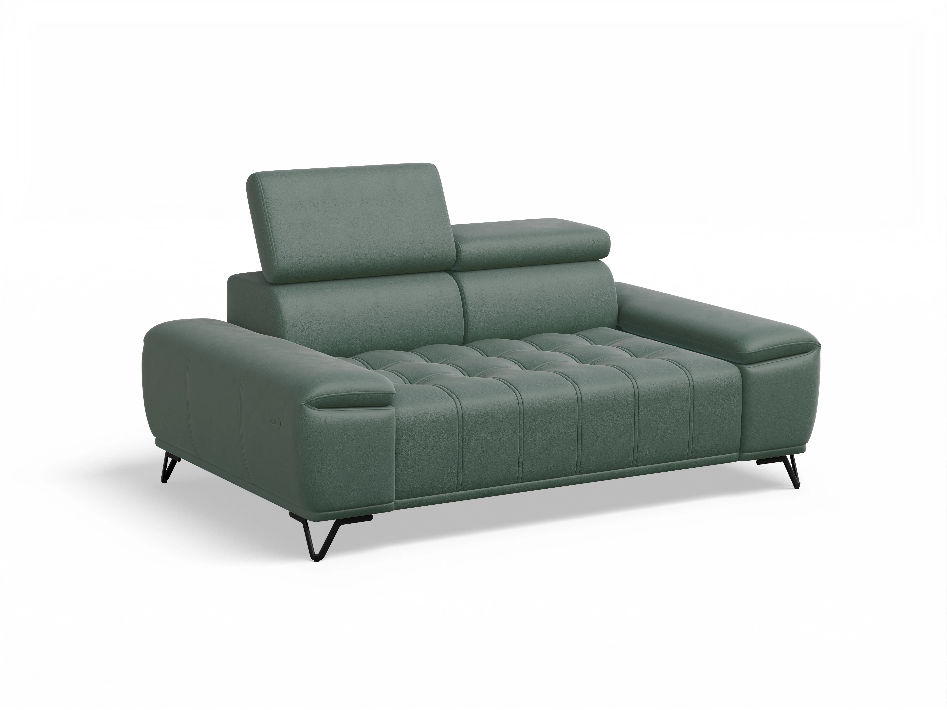 Ansicht des Produktes Sevilla 2-Sitzer Sofa in Stoff Grün