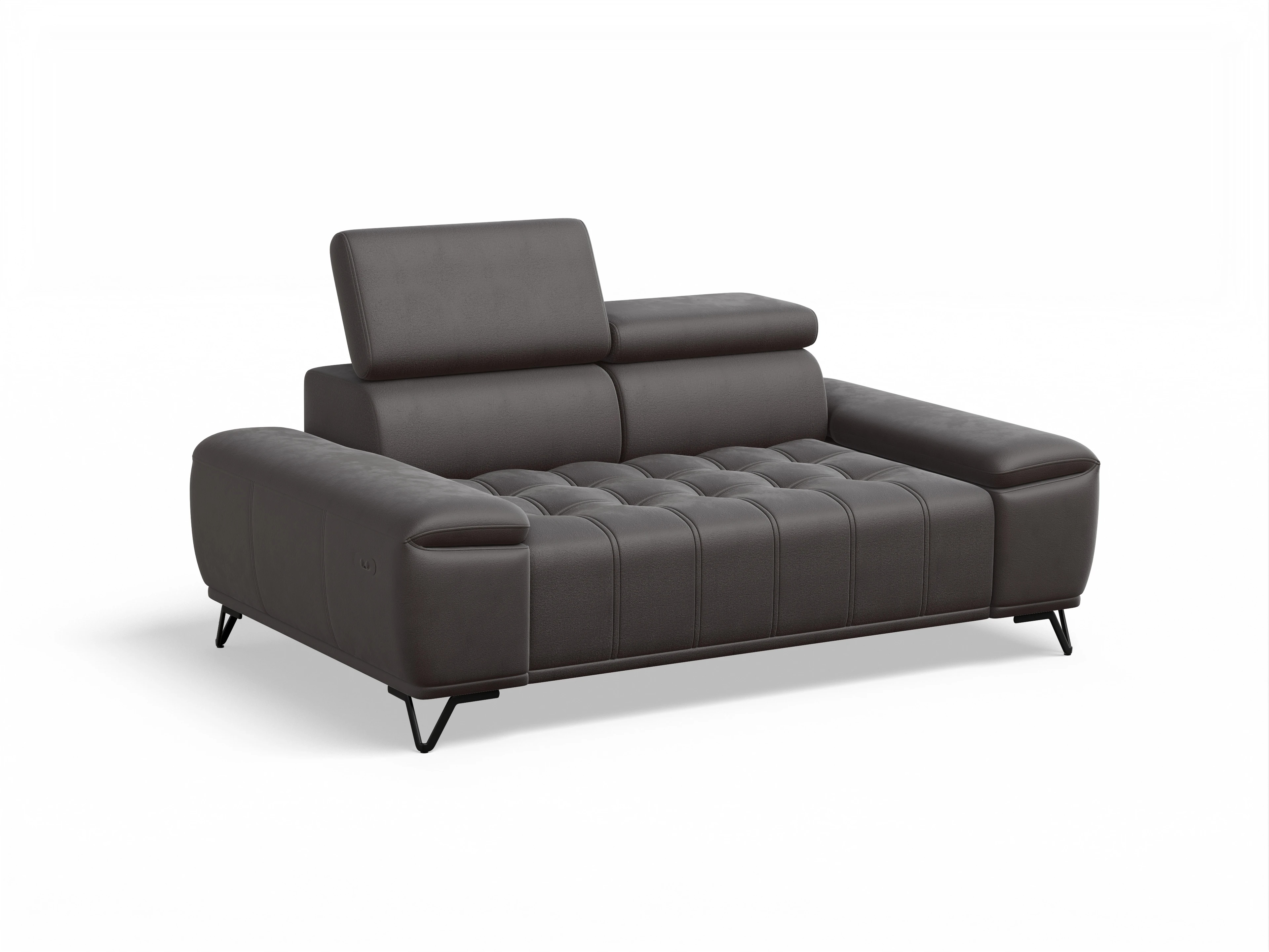 Ansicht des Produktes Sevilla 2-Sitzer Sofa in Stoff Braun