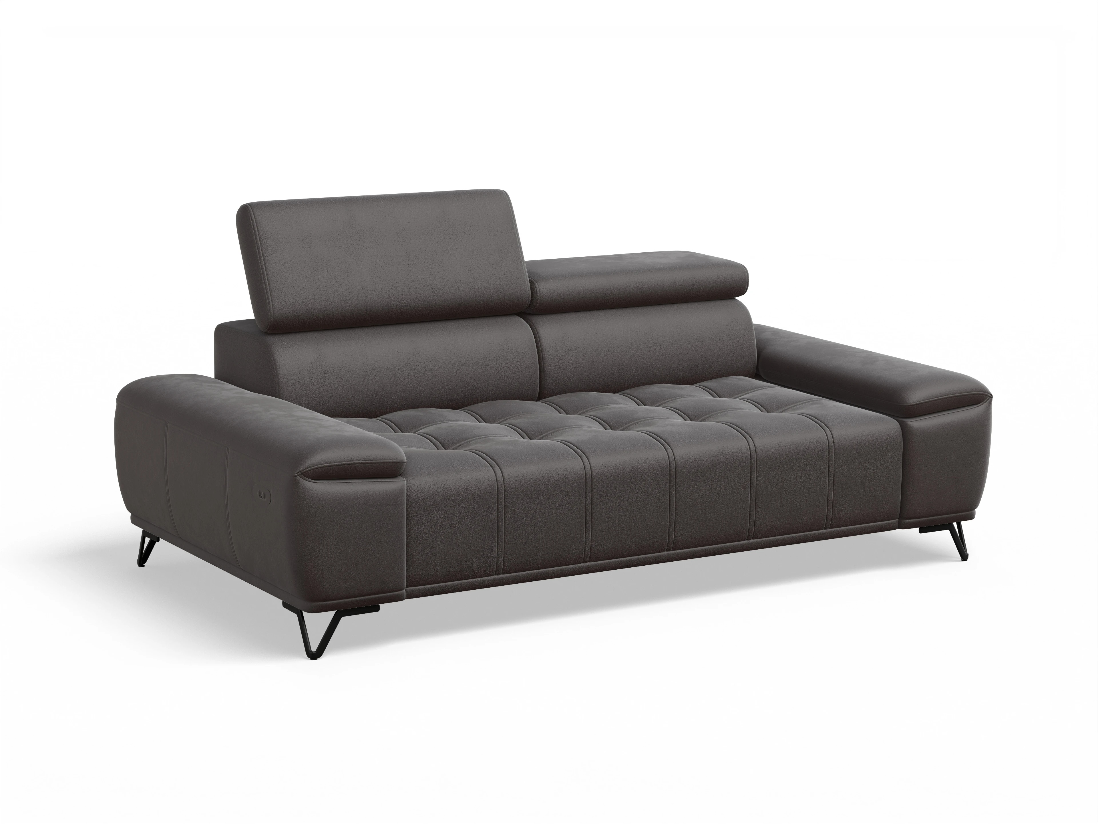 Ansicht des Produktes Sevilla 3-Sitzer Sofa in Stoff Braun
