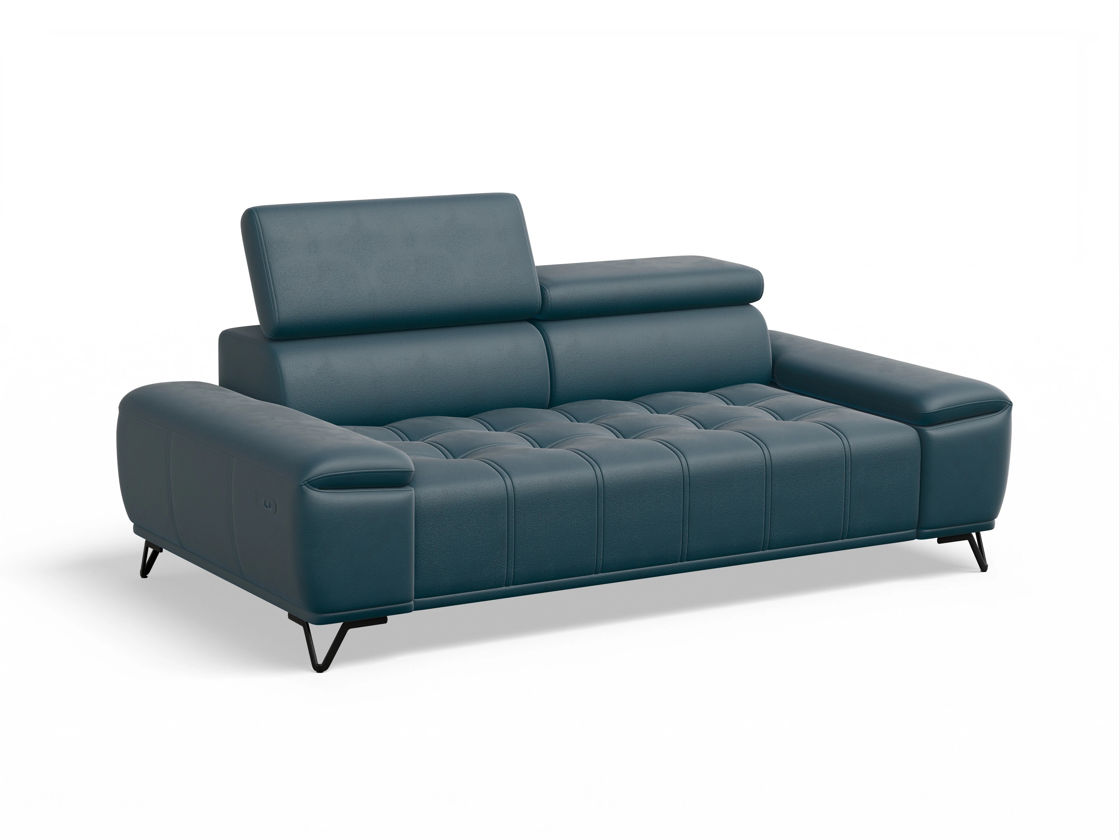 Ansicht des Produktes Sevilla 3-Sitzer Sofa in Stoff Blau