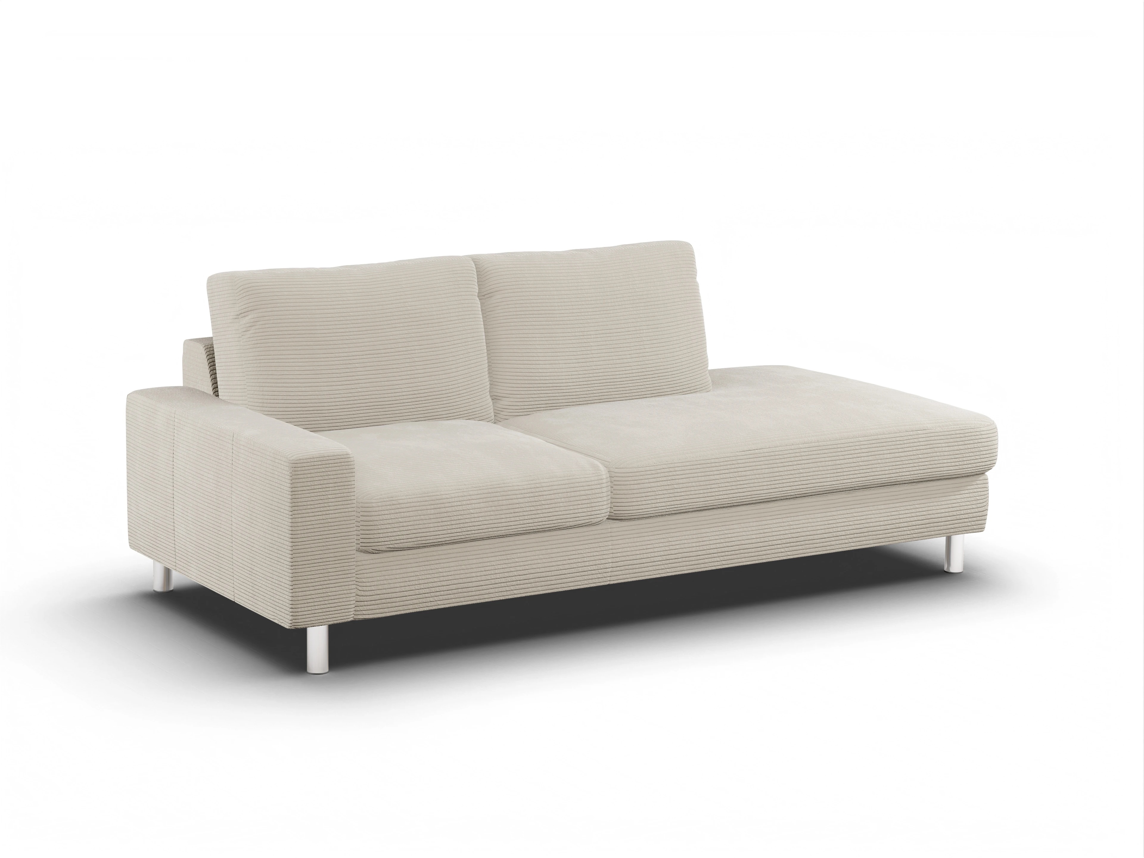 Ansicht des Produktes Campo 2.0 Ottomane ohne Bettkasten in Stoff Beige