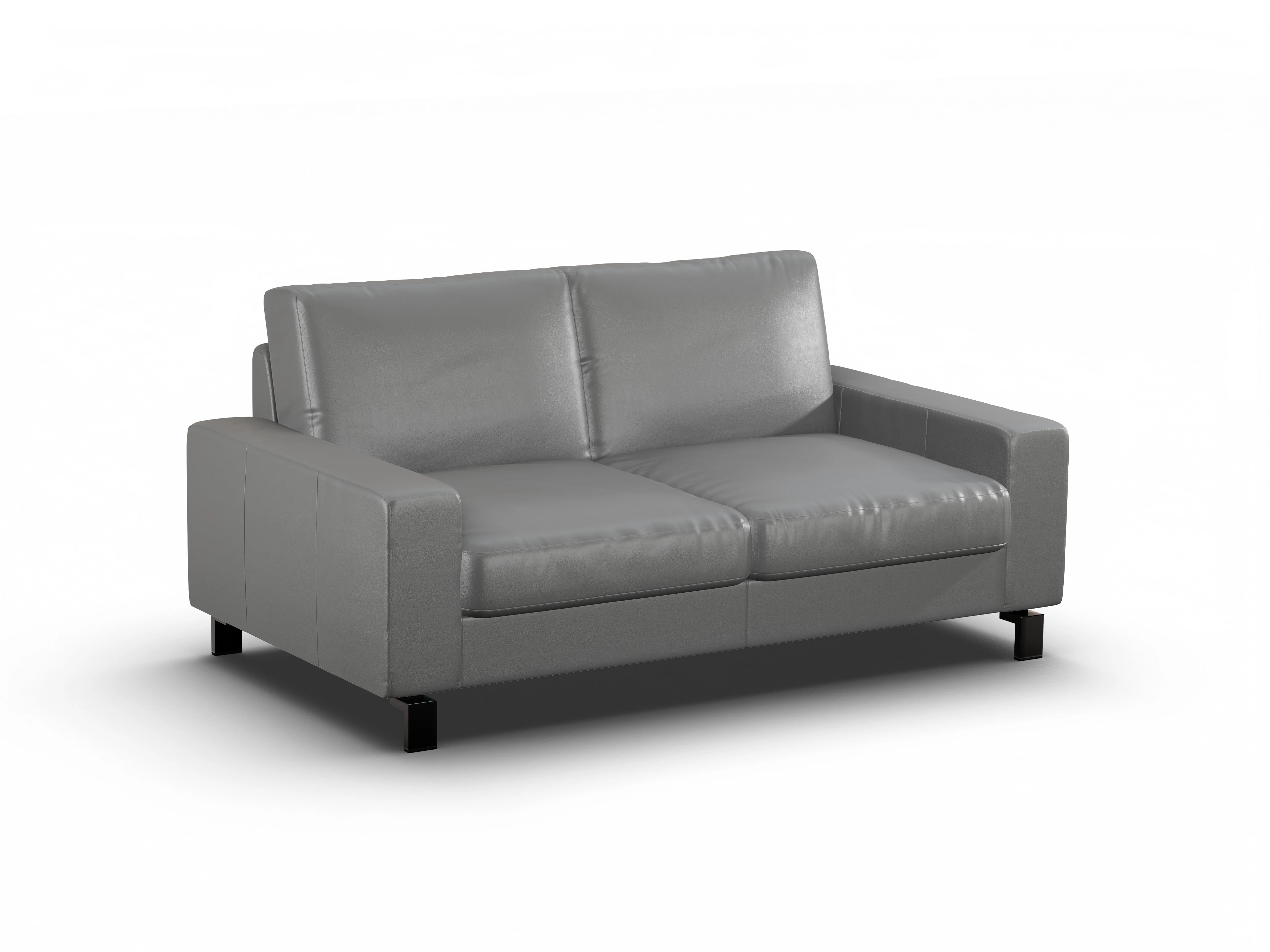 Ansicht des Produktes Casco 2.0 2,5-Sitzer Sofa in Leder Grau
