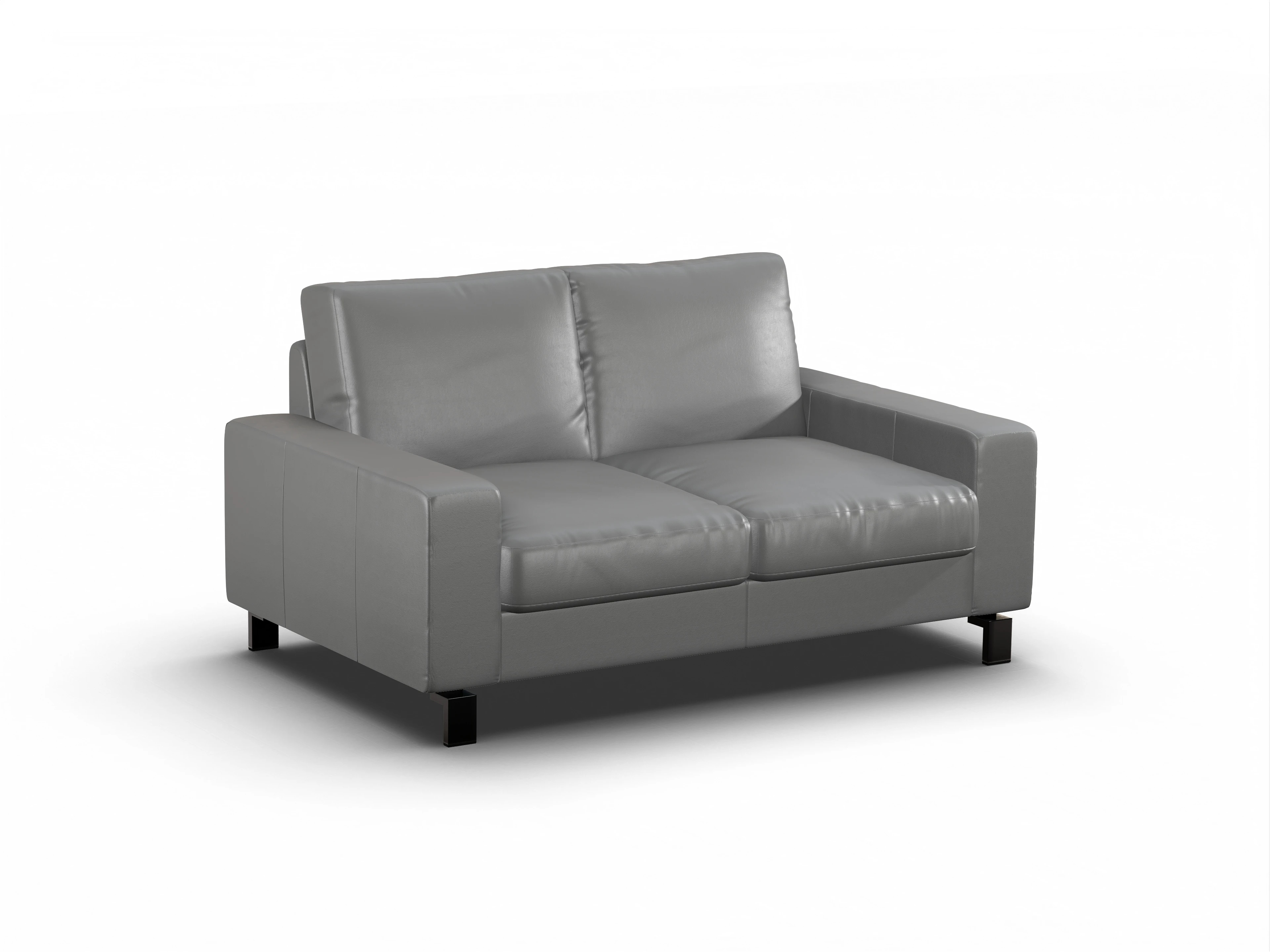 Ansicht des Produktes Casco 2.0 2-Sitzer Sofa in Leder Grau