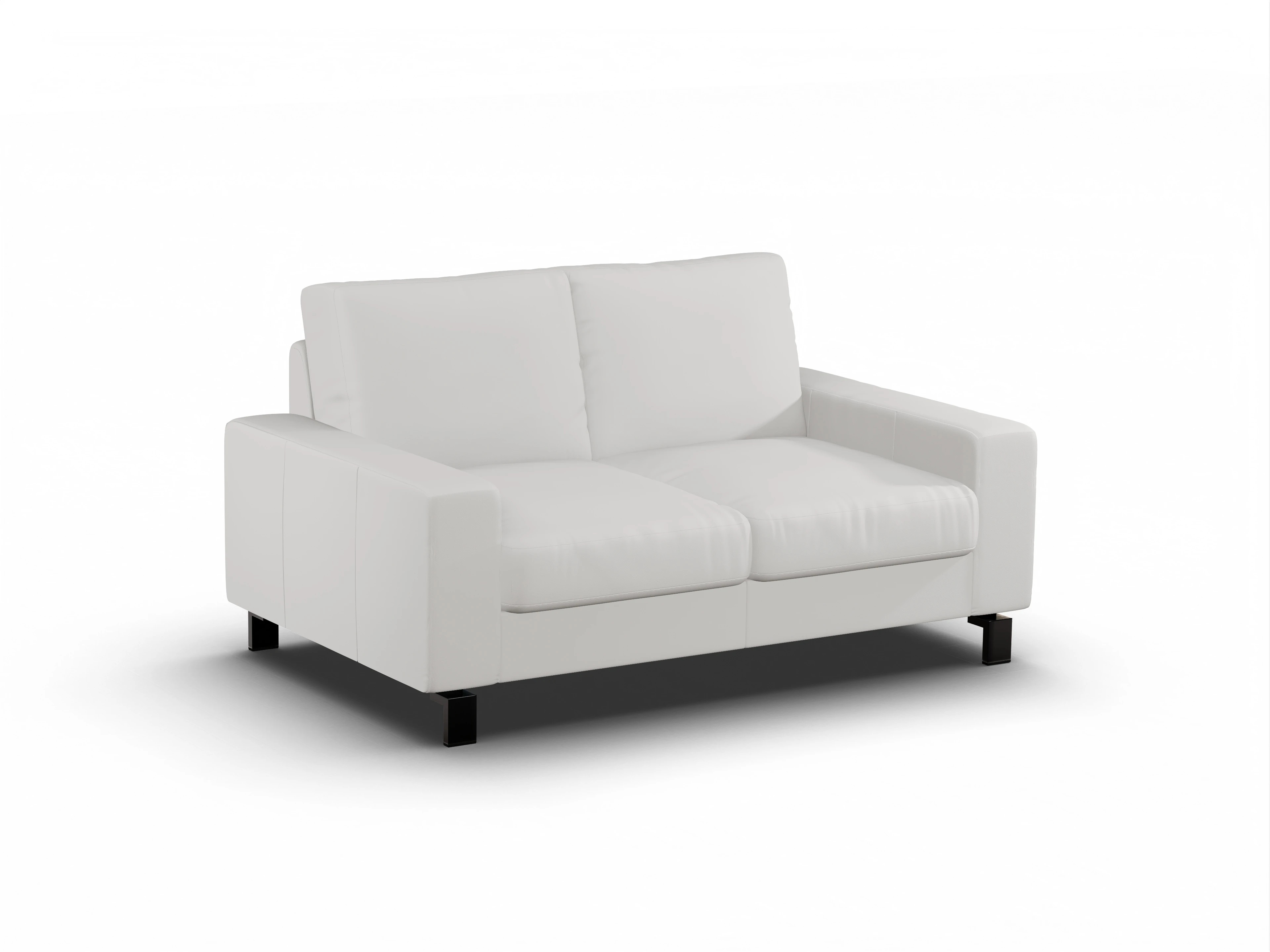 Casco 2-Sitzer Sofa Ansicht des Produktes Casco 2.0 2-Sitzer Sofa in Leder Grau