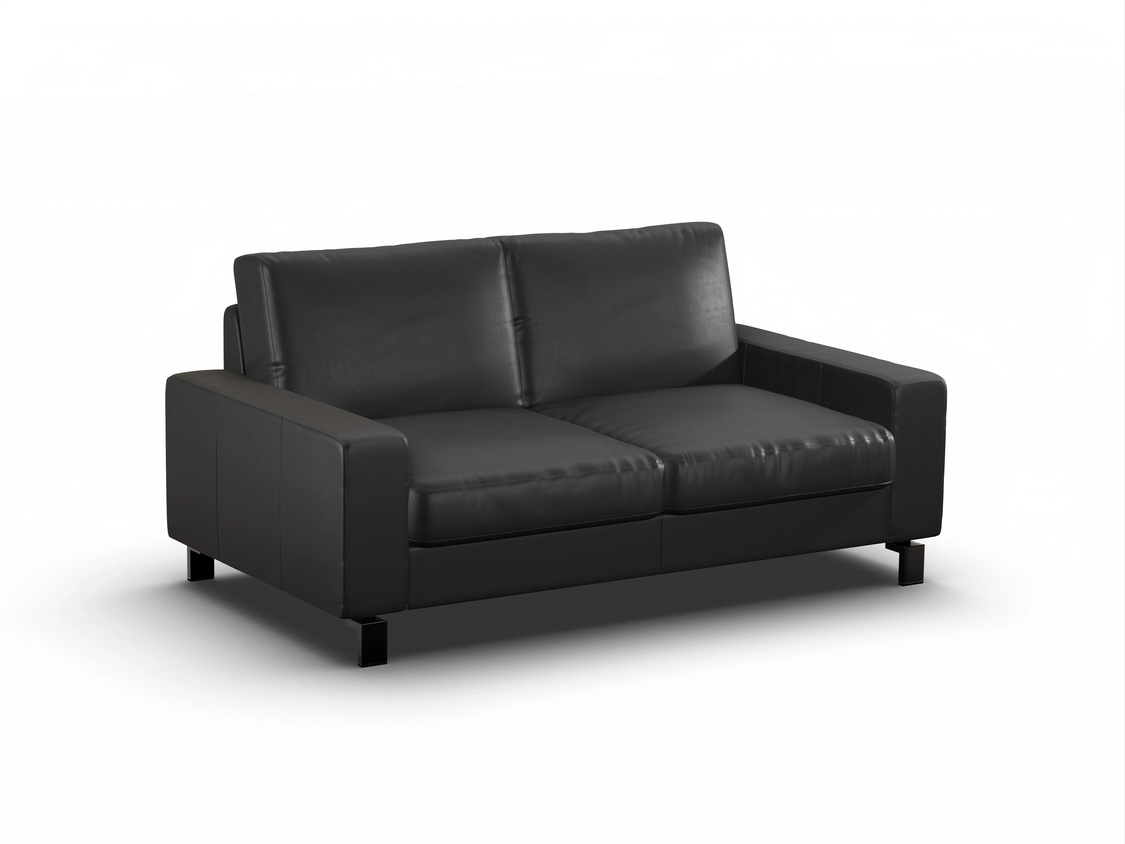Ansicht des Produktes Casco 2.0 2,5-Sitzer Sofa in Leder Schwarz