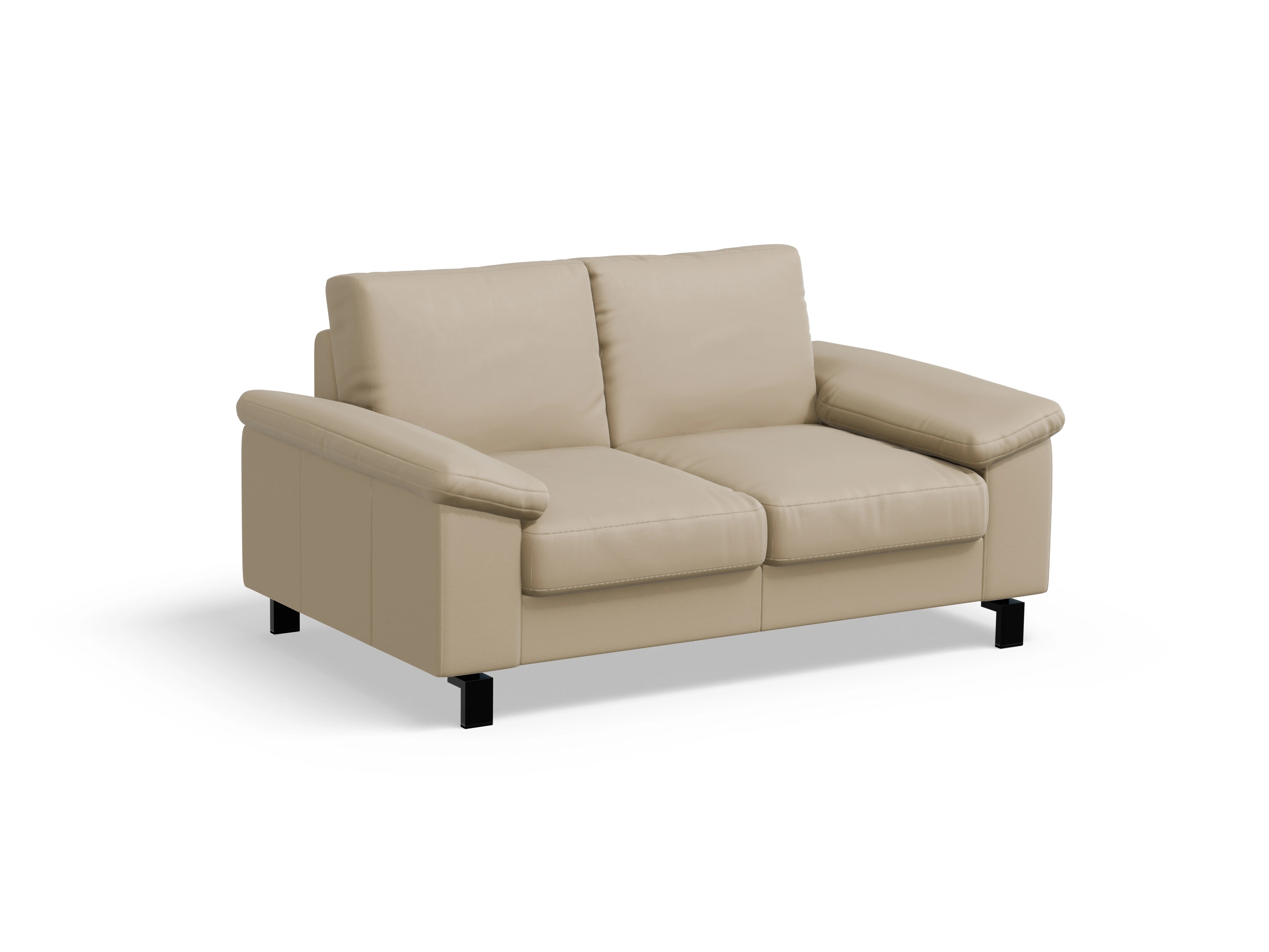 Casco 2-Sitzer Sofa Ansicht des Produktes Casco 2.0 2-Sitzer Sofa in Leder Beige