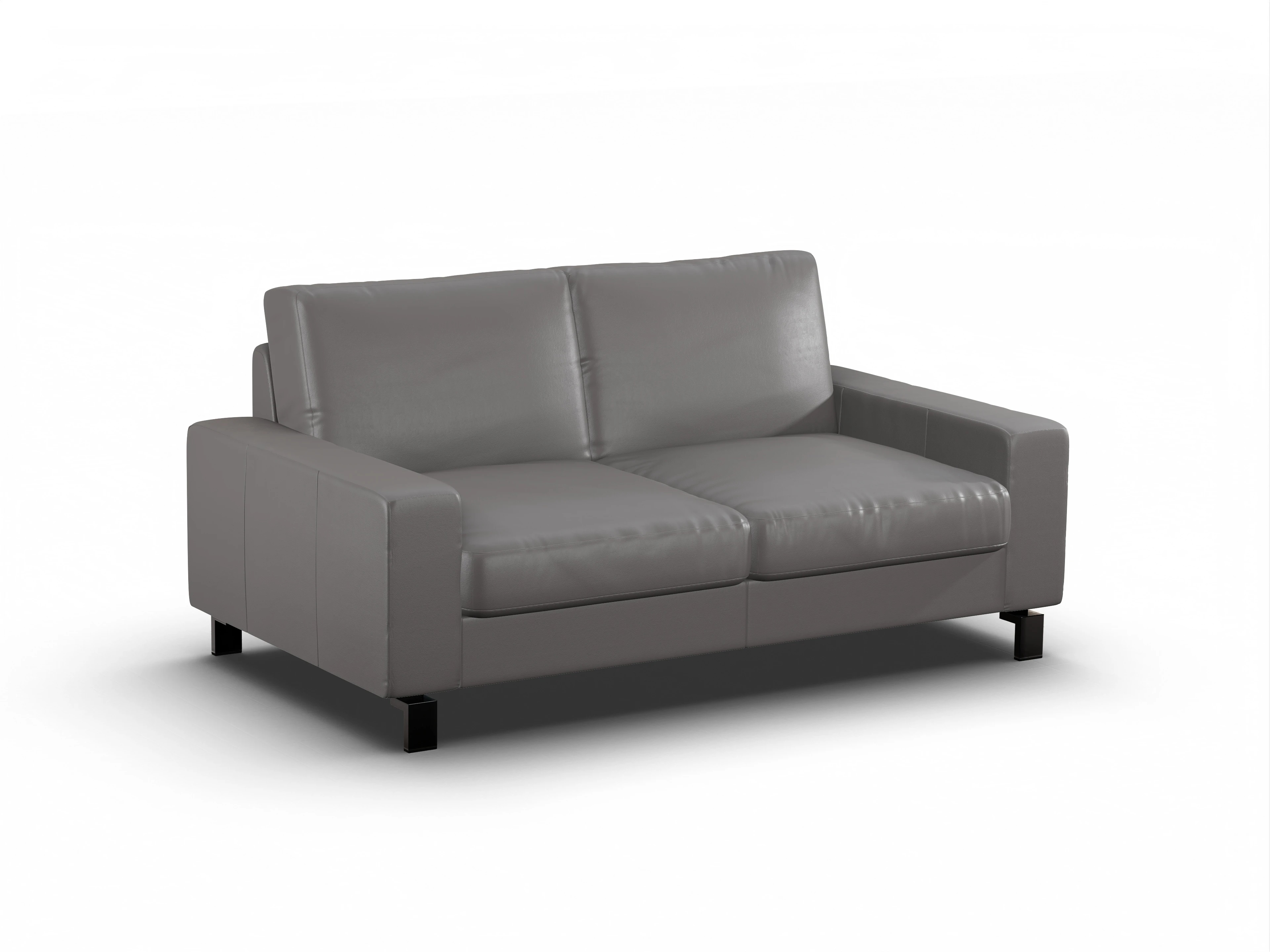 Ansicht des Produktes Casco 2.0 2,5-Sitzer Sofa in Leder Grau