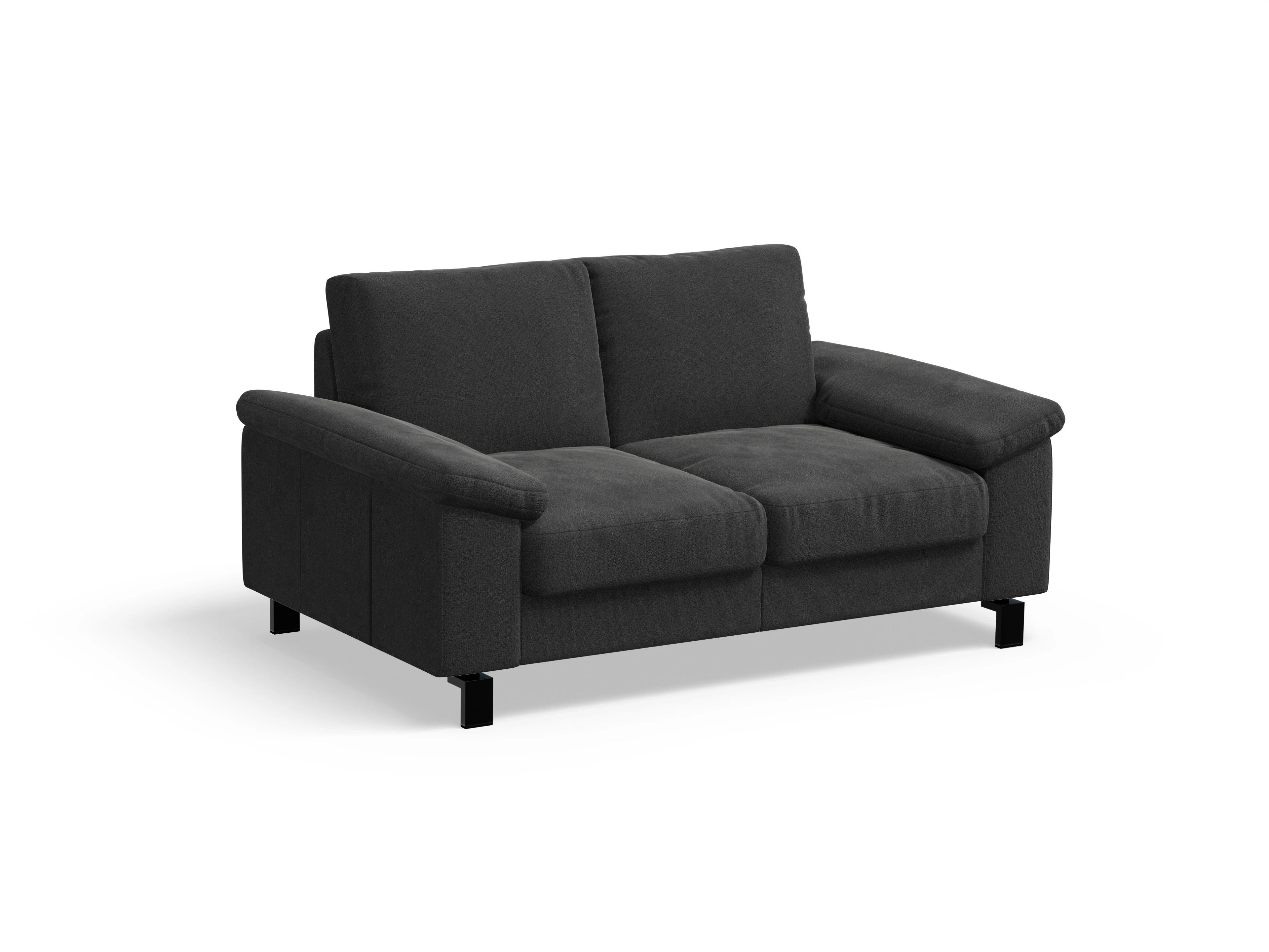 Casco 2-Sitzer Sofa Ansicht des Produktes Casco 2.0 2-Sitzer Sofa in Stoff Schwarz
