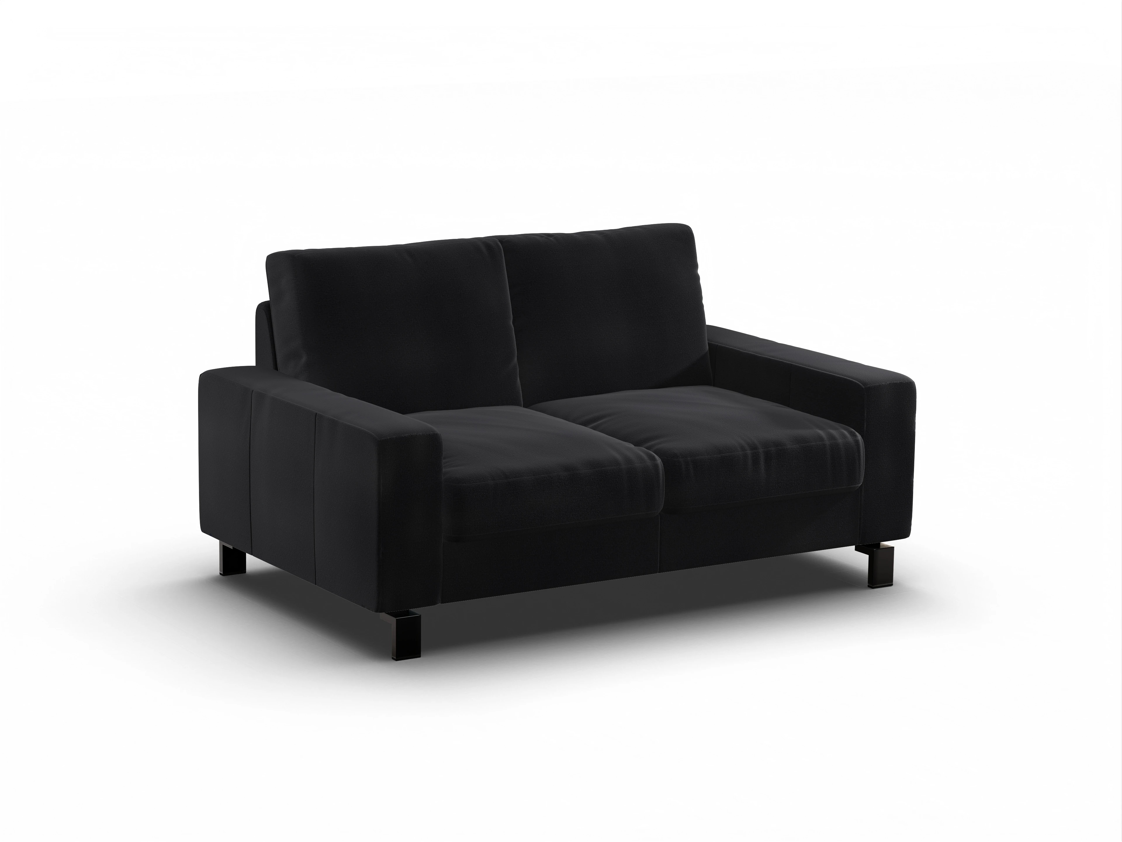Casco 2-Sitzer Sofa Ansicht des Produktes Casco 2.0 2-Sitzer Sofa in Stoff Schwarz