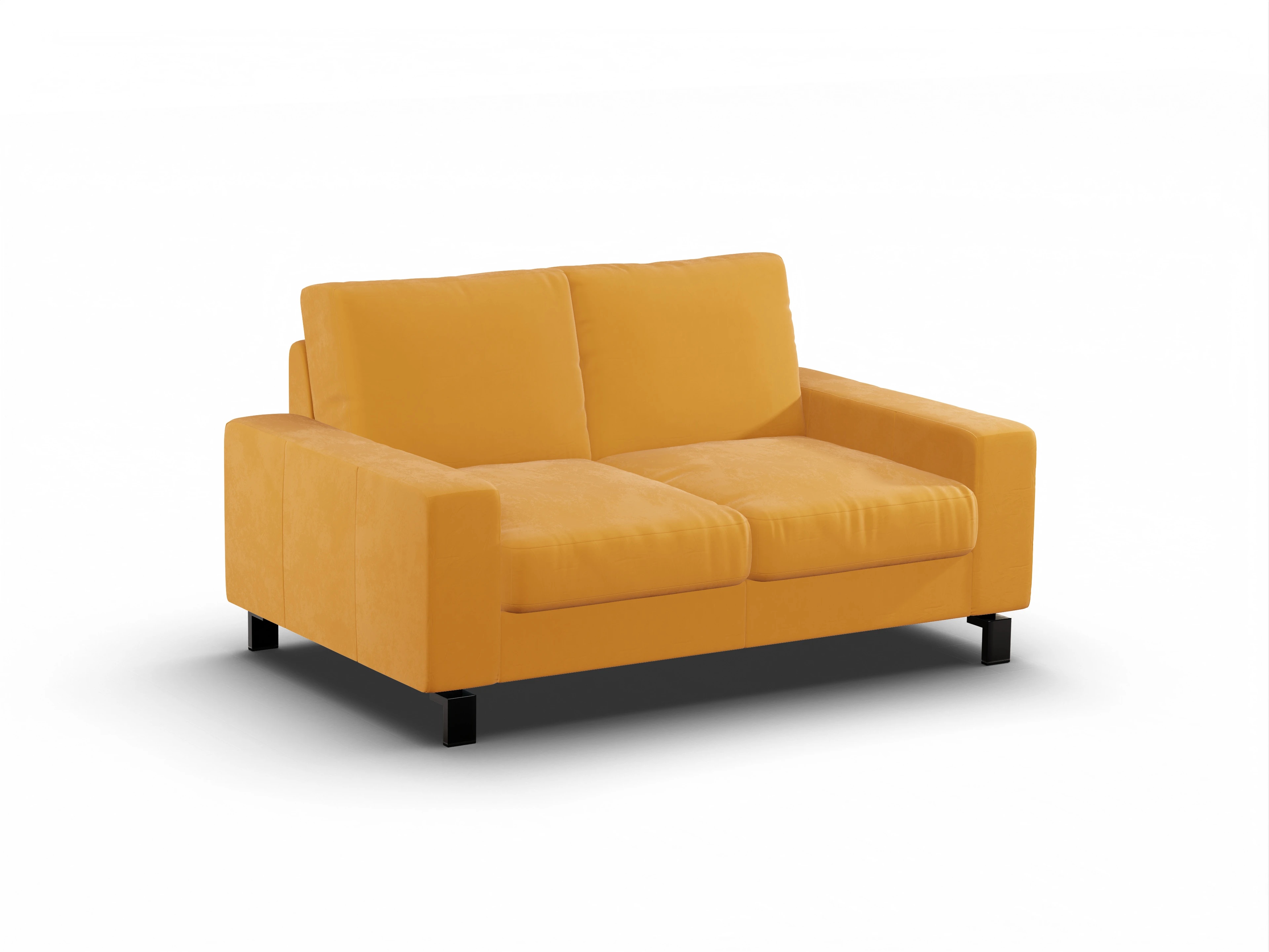 Ansicht des Produktes Casco 2.0 2-Sitzer Sofa in Stoff Gelb