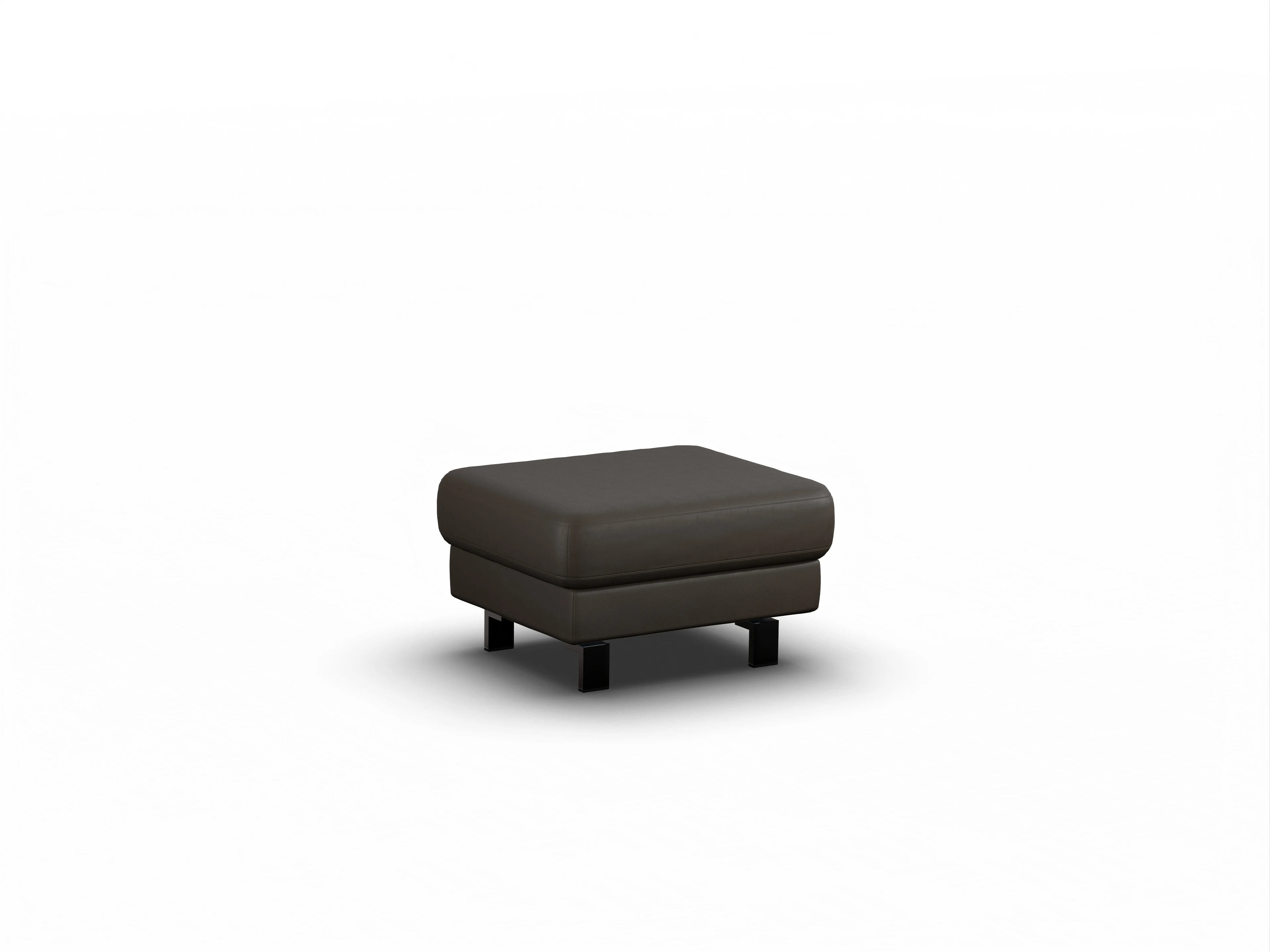 Ansicht des Produktes Casco 2.0 Hocker in Leder Braun