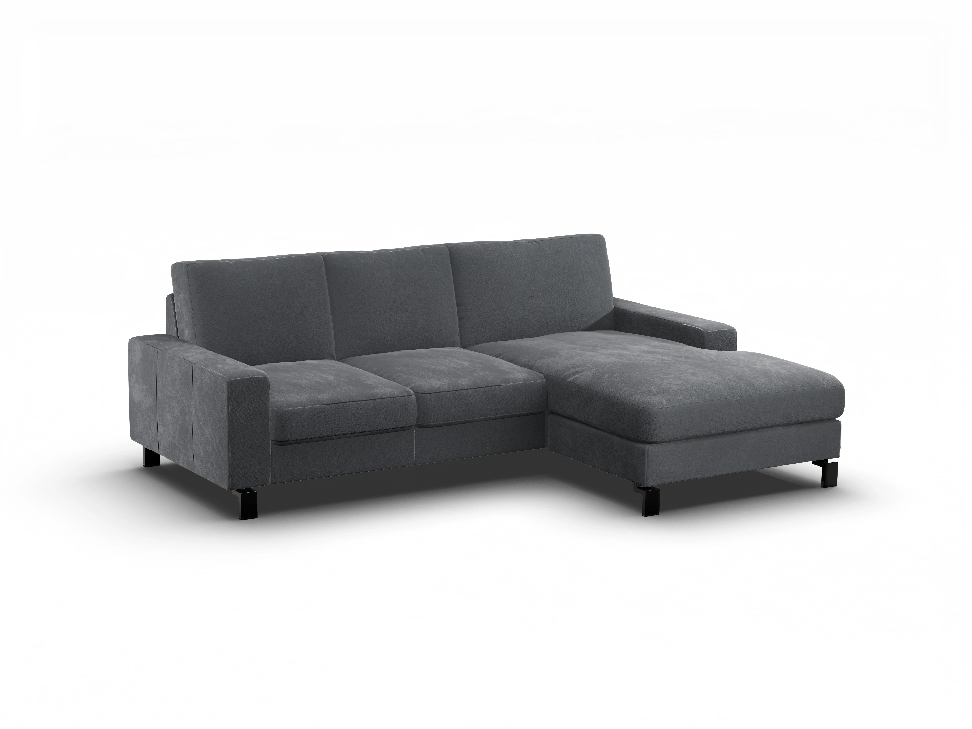 Ansicht des Produktes Casco 2.0 Ecksofa rechts Abschluss offen in Stoff Braun