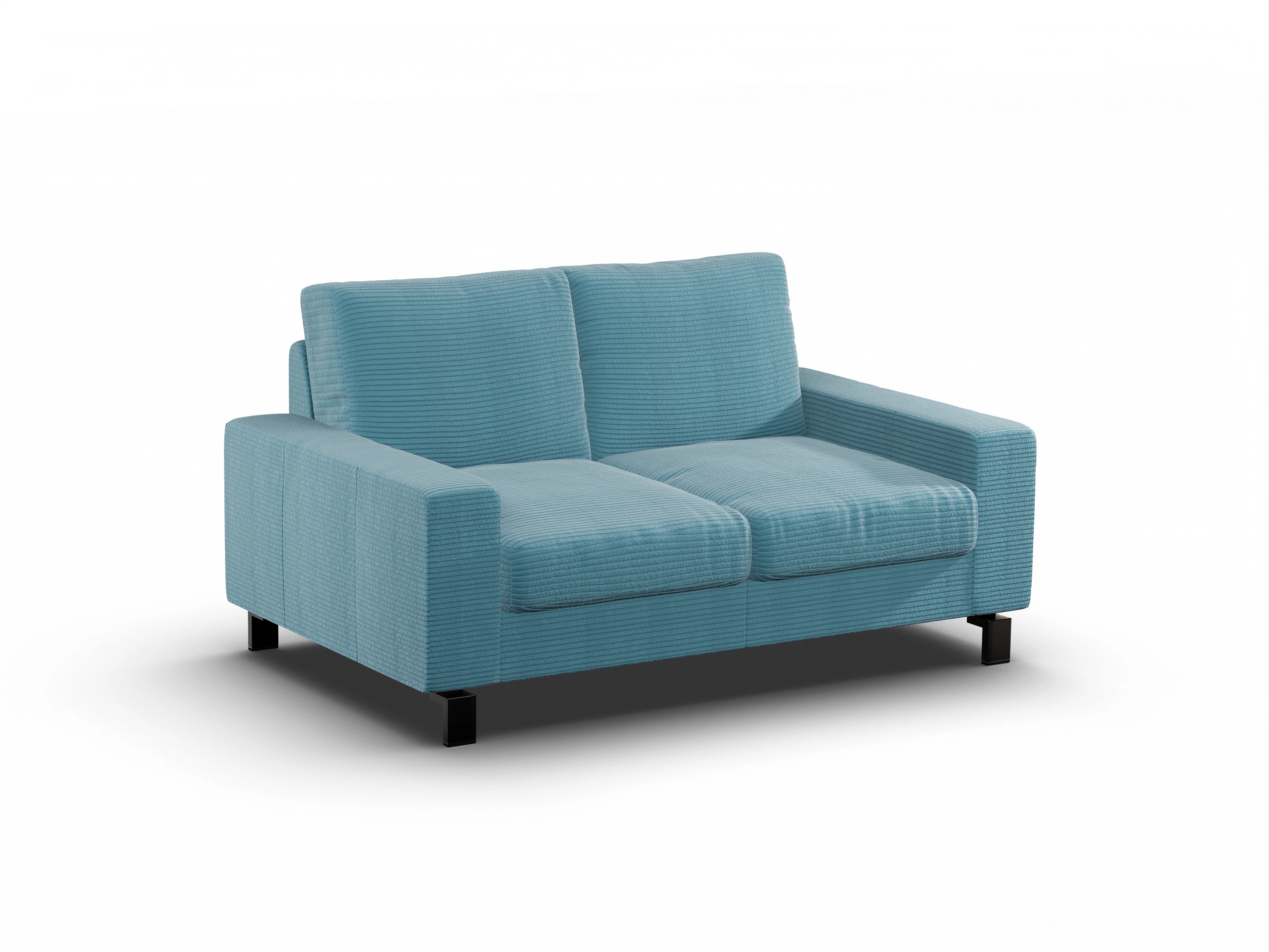Casco 2-Sitzer Sofa Ansicht des Produktes Casco 2.0 2-Sitzer Sofa in Stoff Blau