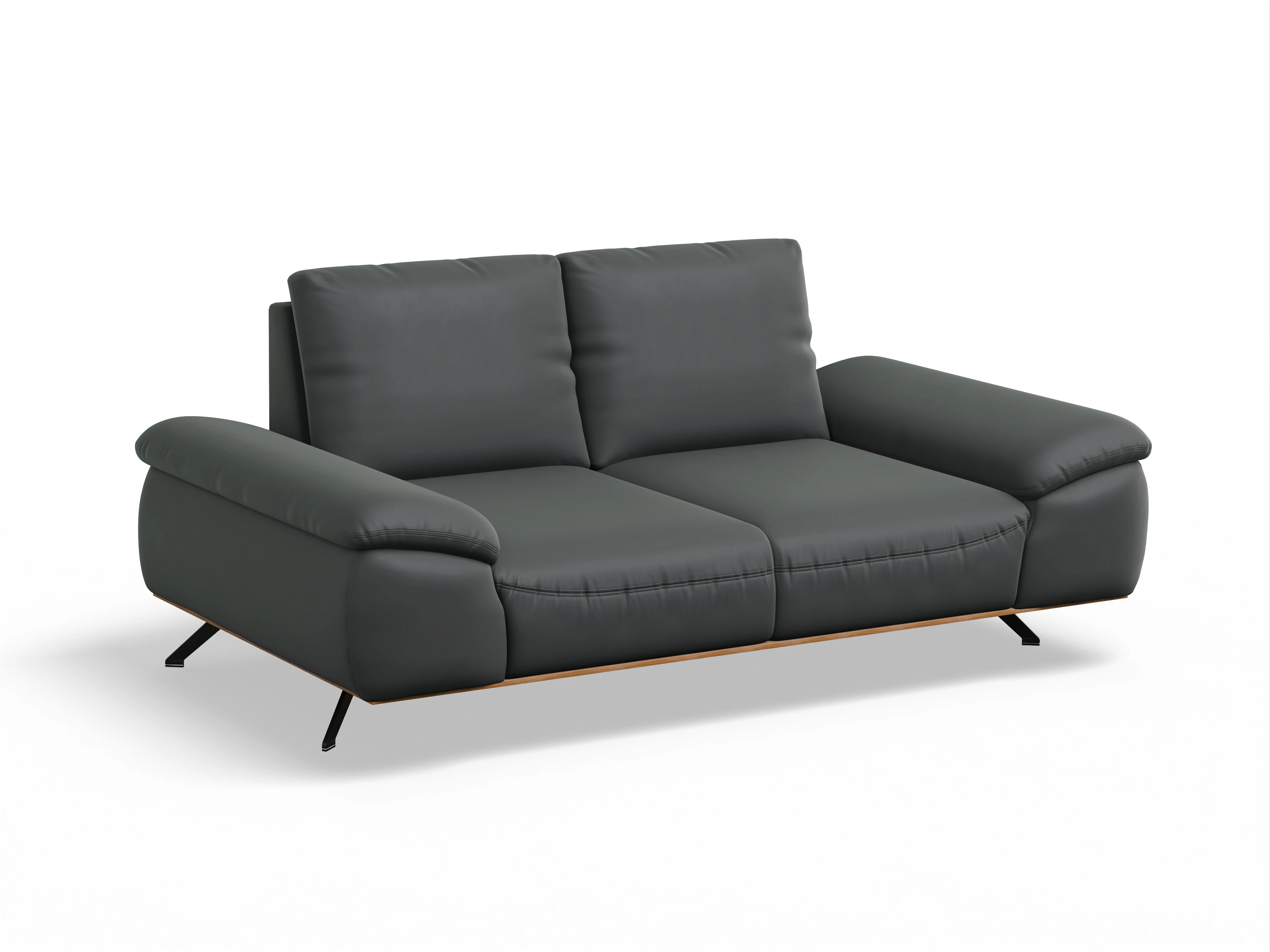 Ansicht des Produktes SC Select 1029 2,5-Sitzer Sofa in Leder Grau