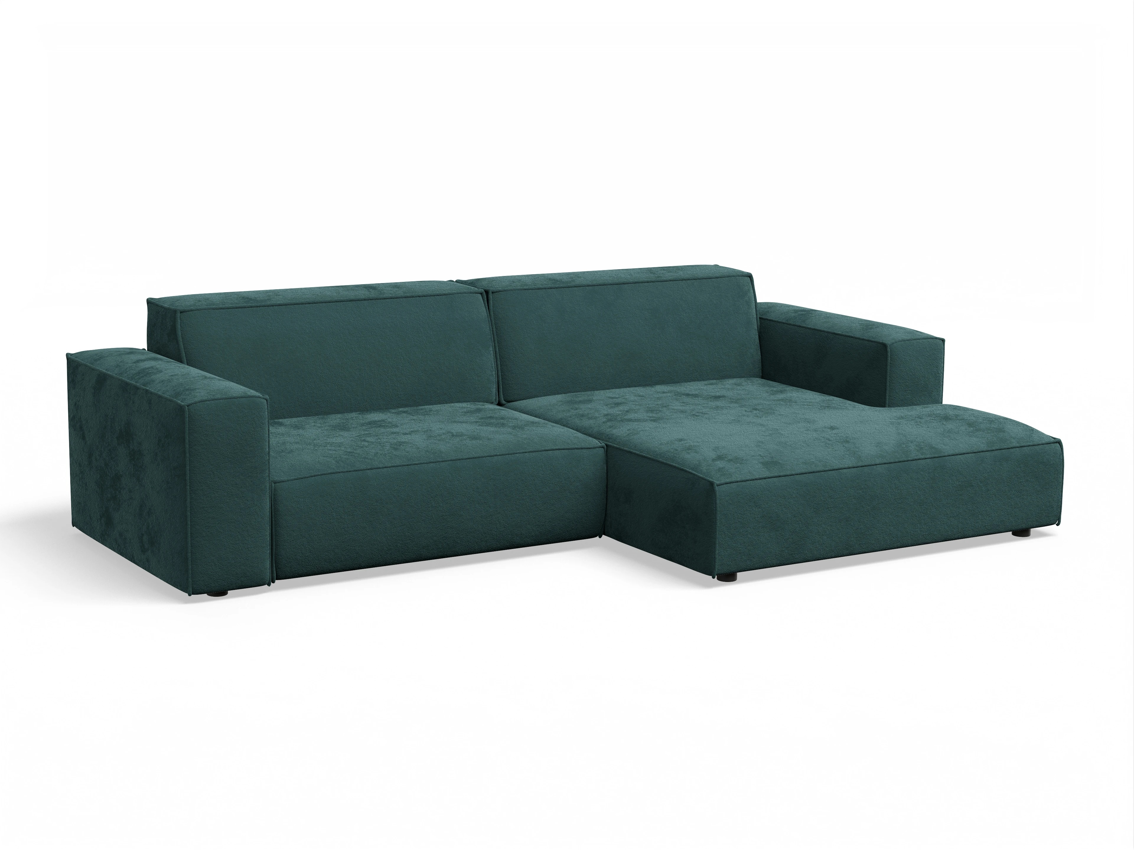 Ansicht des Produktes Claas-O Ecksofa rechts Abschluss offen in Stoff Blau