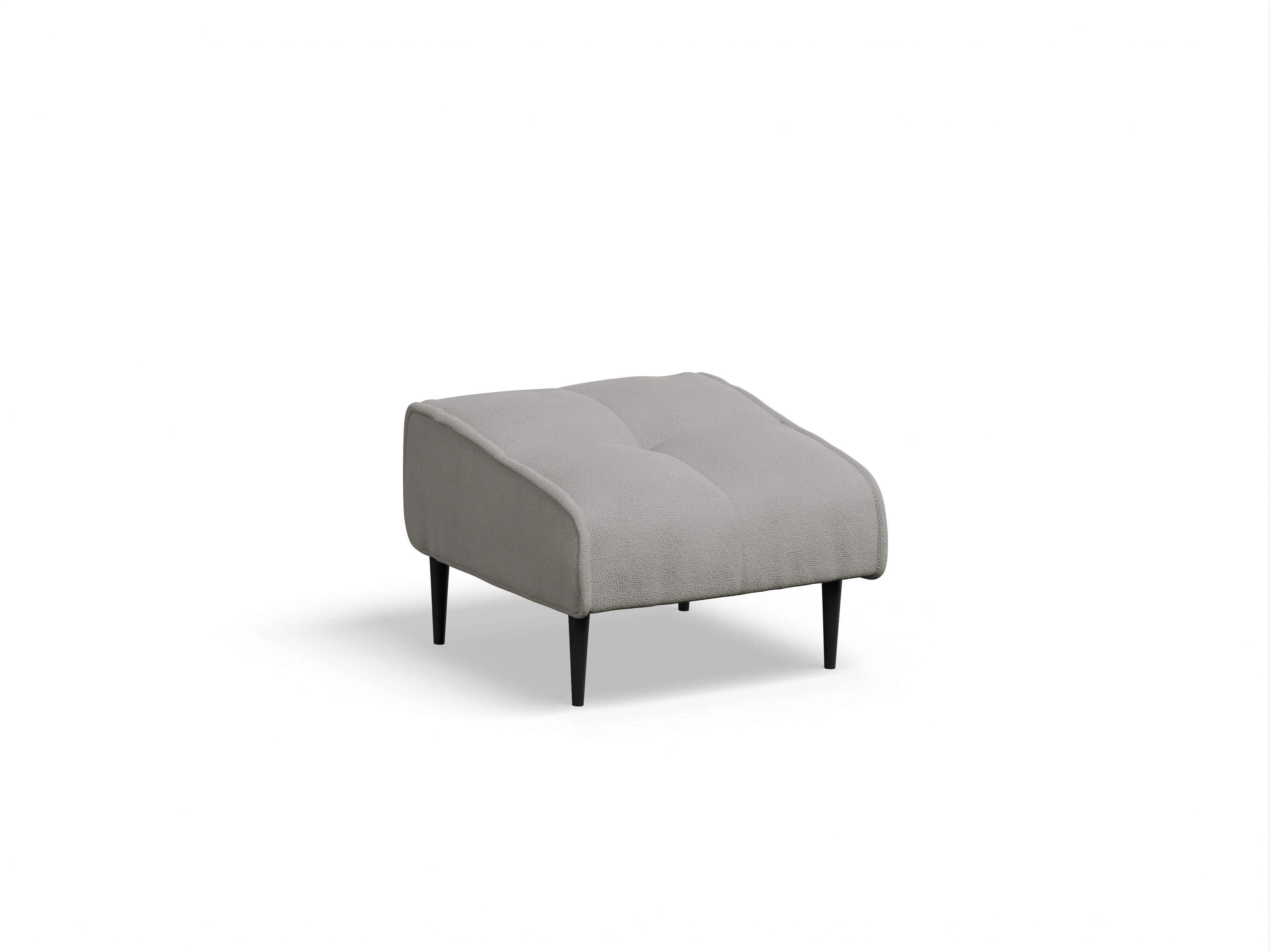 Ansicht des Produktes Marvin-O Hocker in Stoff Grau
