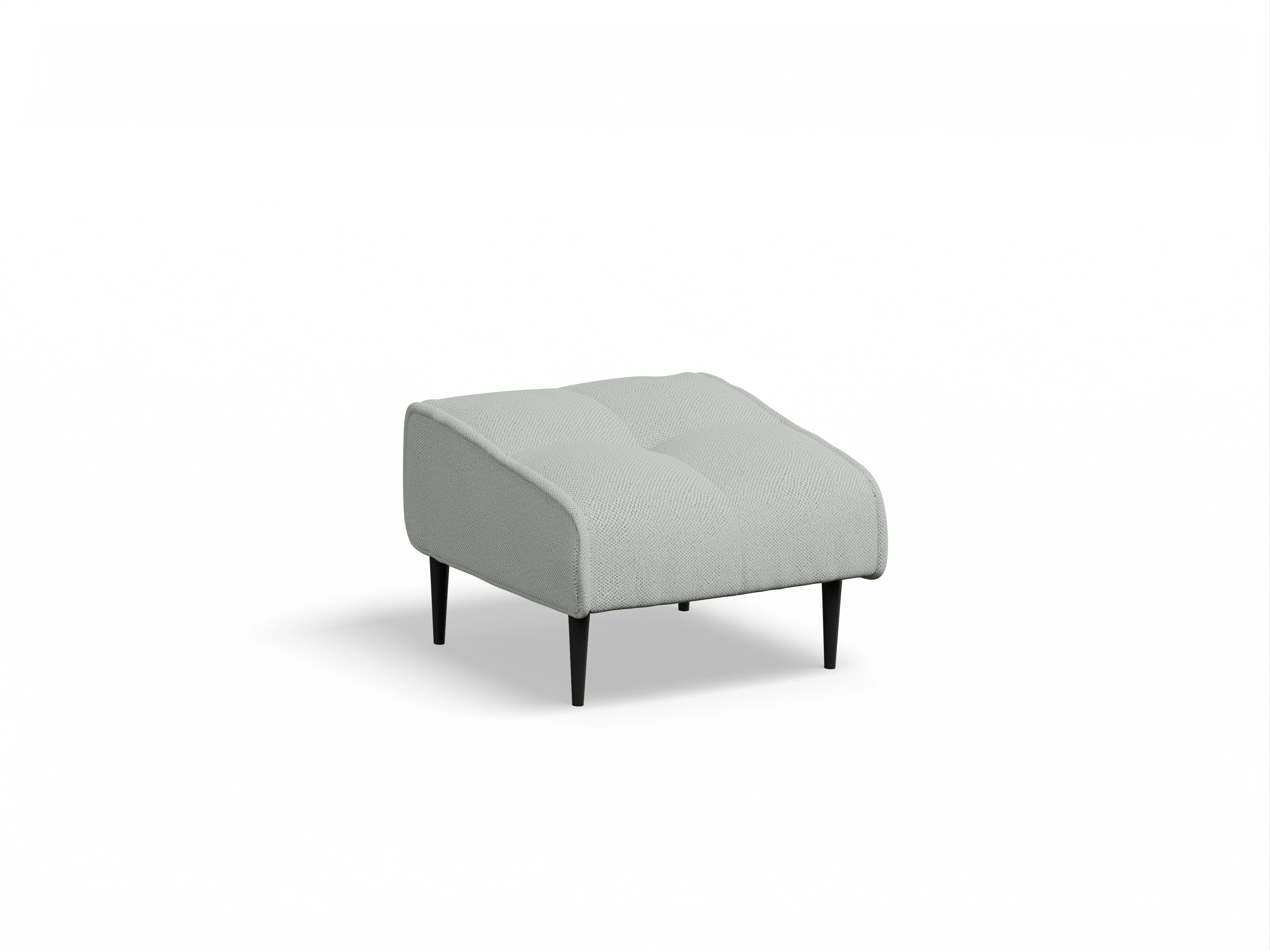 Ansicht des Produktes Marvin-O Hocker in Stoff Grau