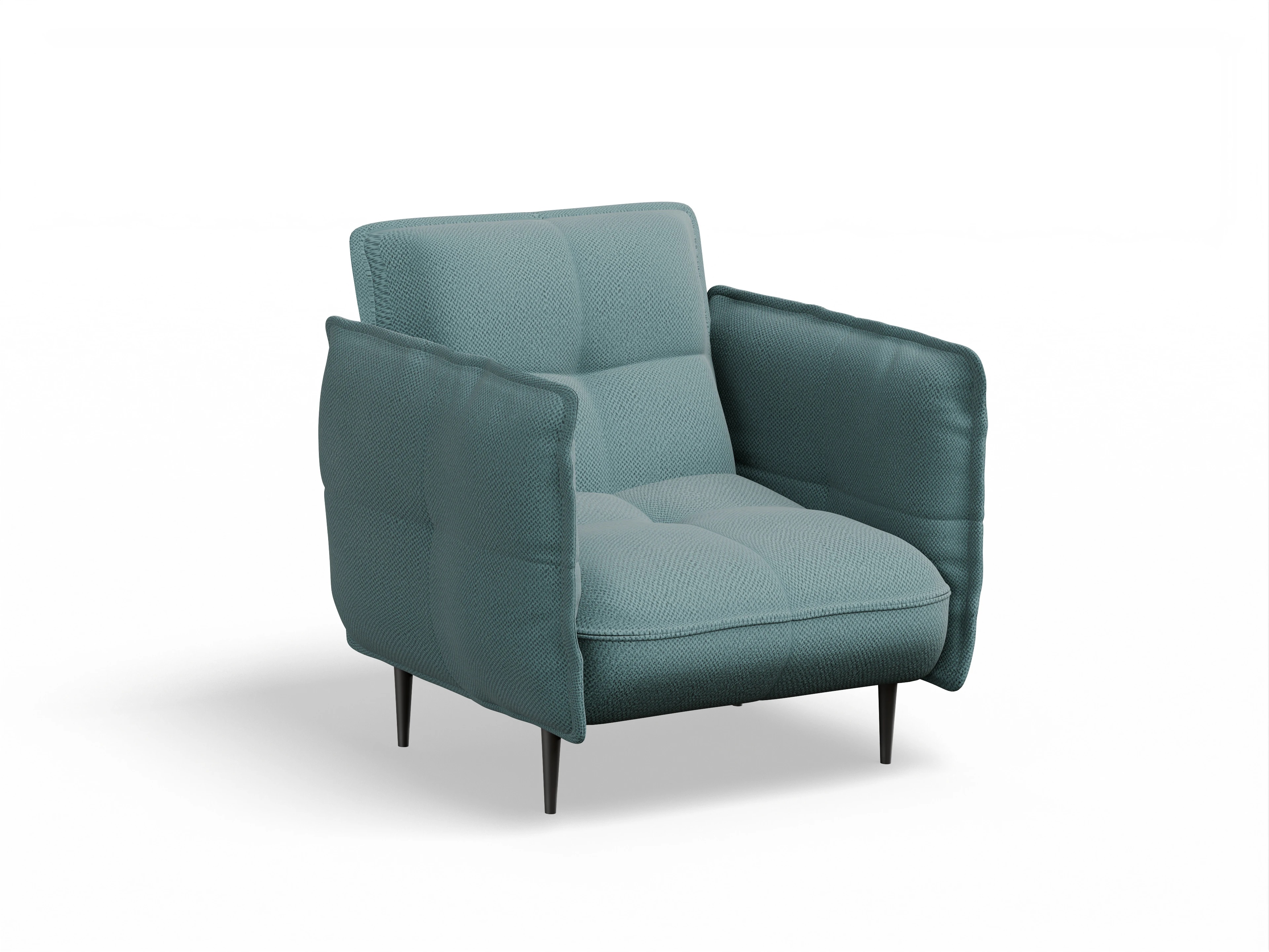 Ansicht des Produktes Marvin-O Klassische Sessel in Stoff Blau