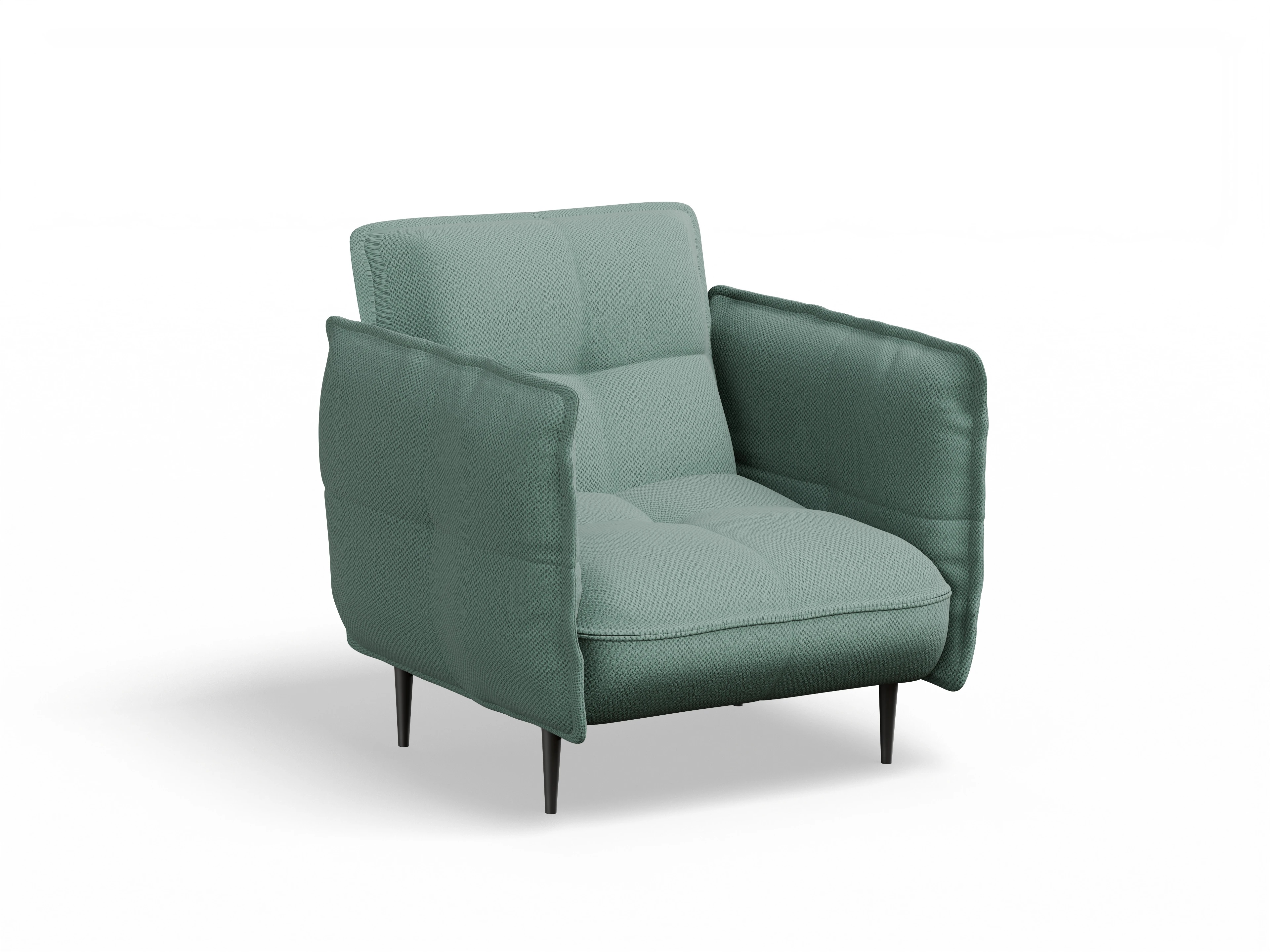 Ansicht des Produktes Marvin-O Klassische Sessel in Stoff Blau