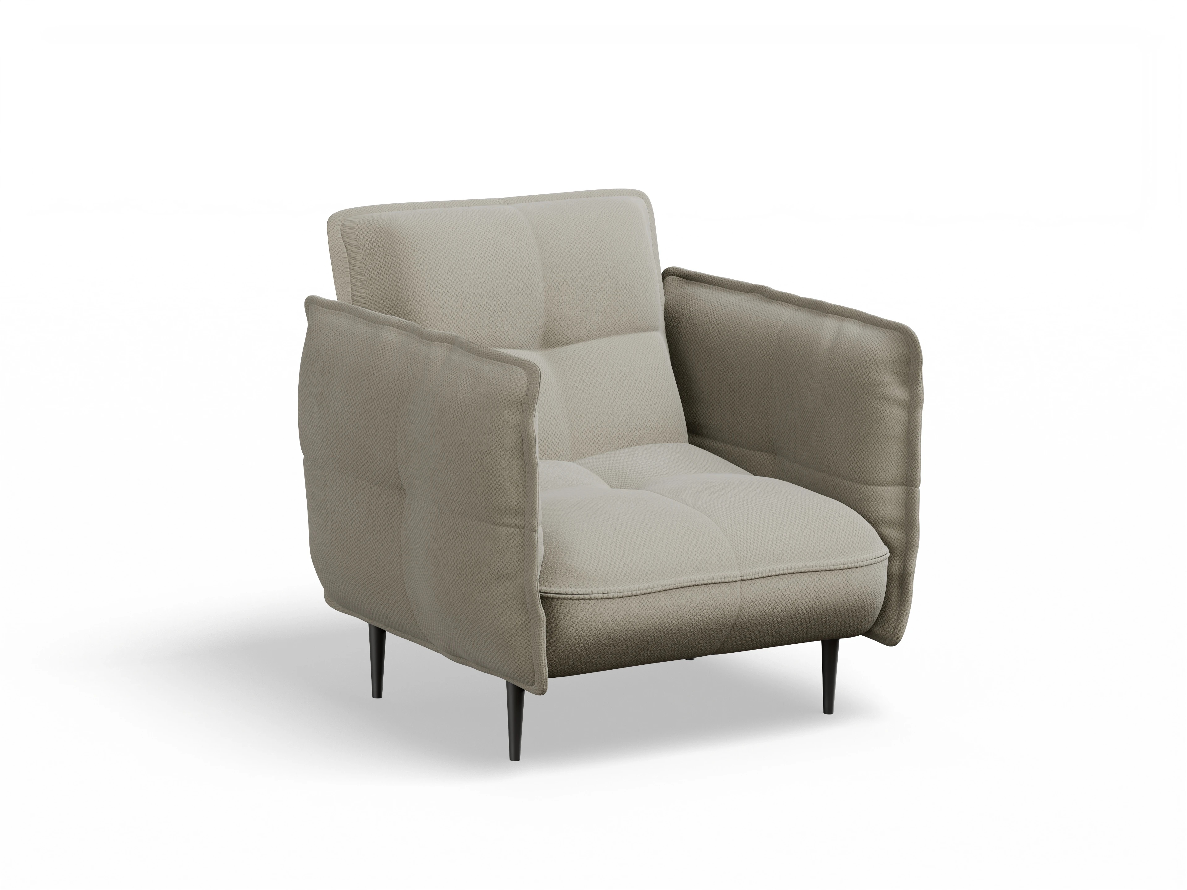 Ansicht des Produktes Marvin-O Klassische Sessel in Stoff Braun