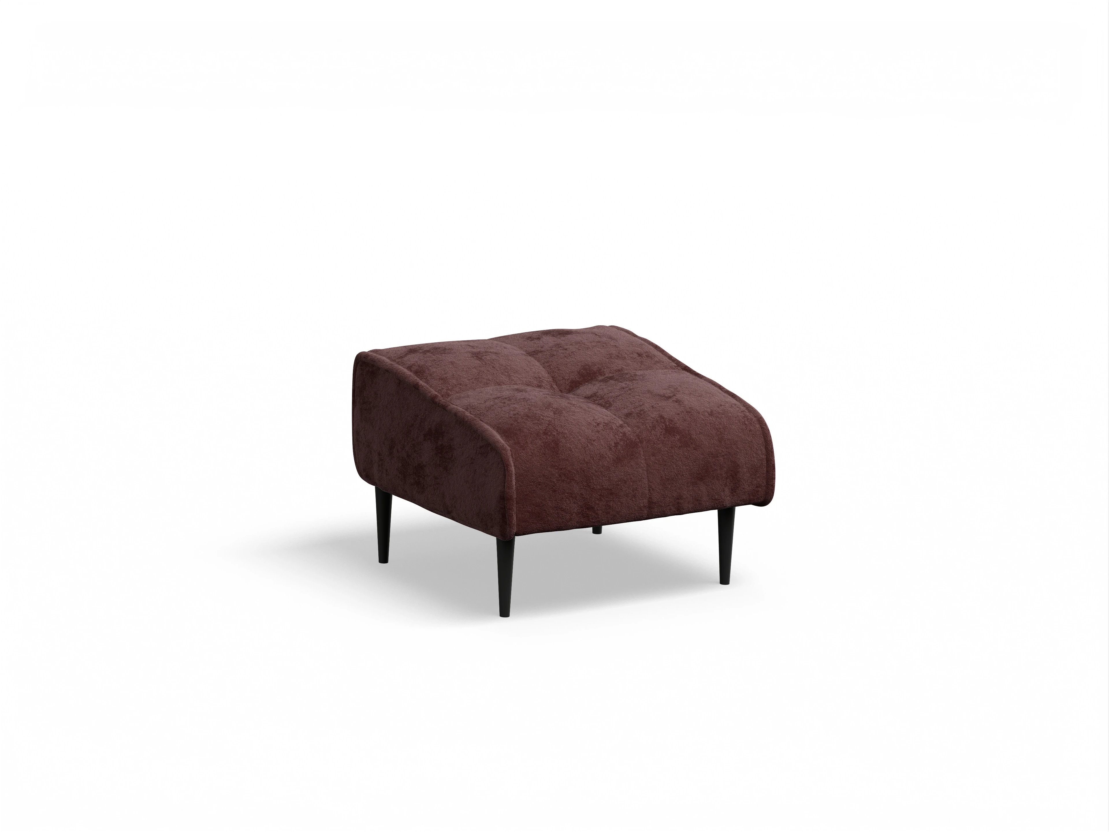 Ansicht des Produktes Marvin-O Hocker in Stoff Rot