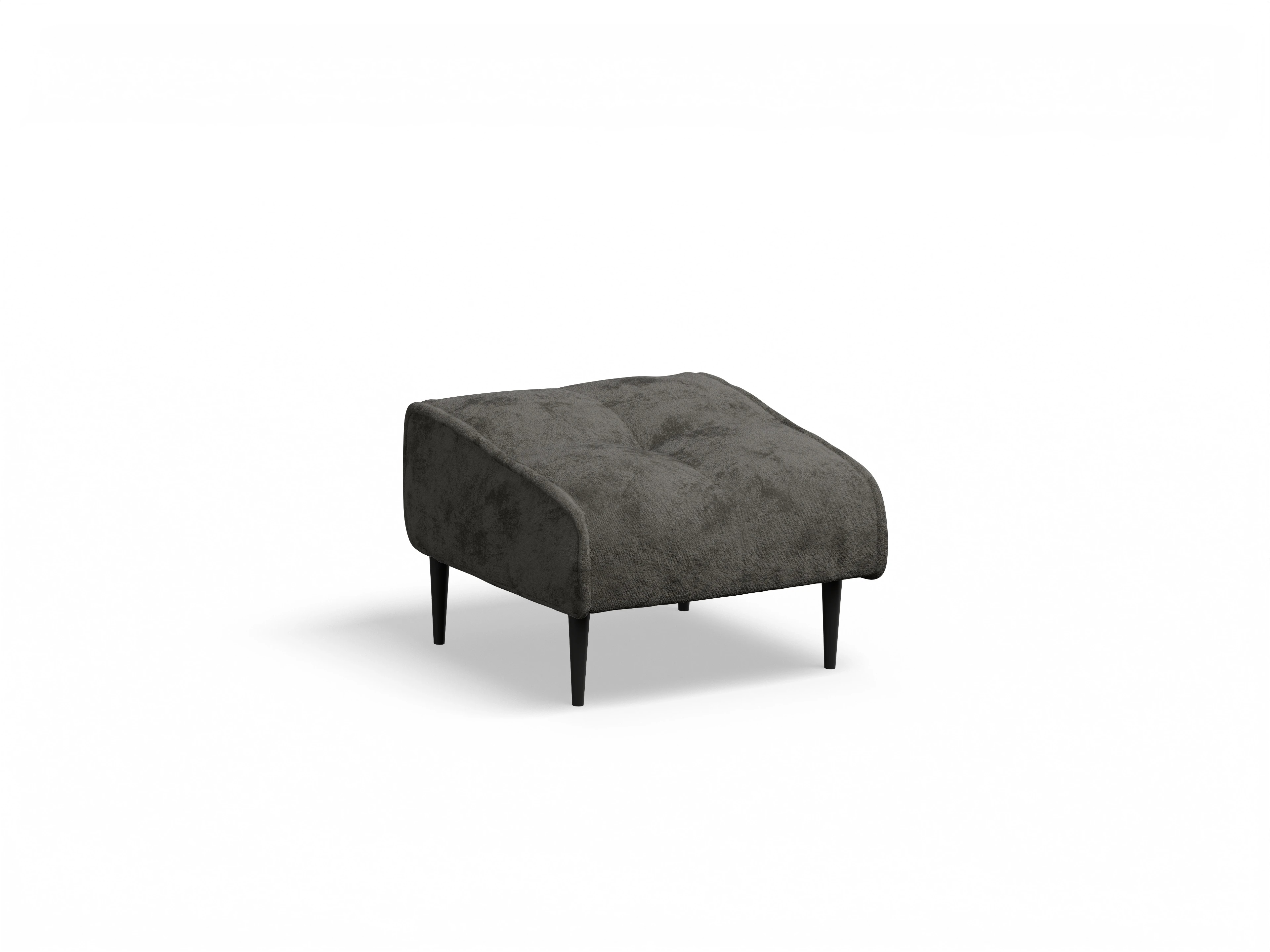 Ansicht des Produktes Marvin-O Hocker in Stoff Braun